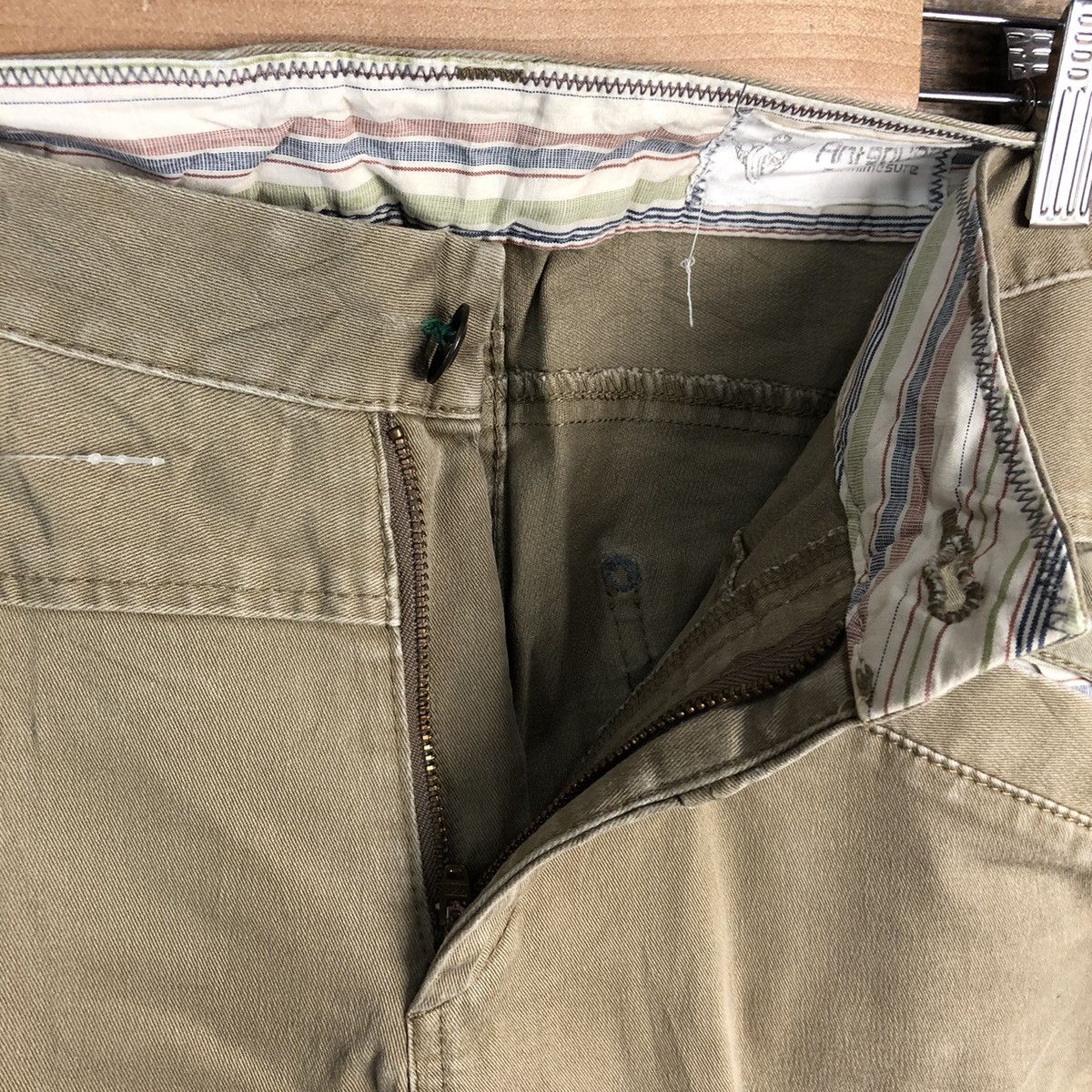 Japanese Brand DLL Ant Gauge made in japan Brown Casual Pants #C106 Size US 30 / EU 46 - 9 Thumbnail