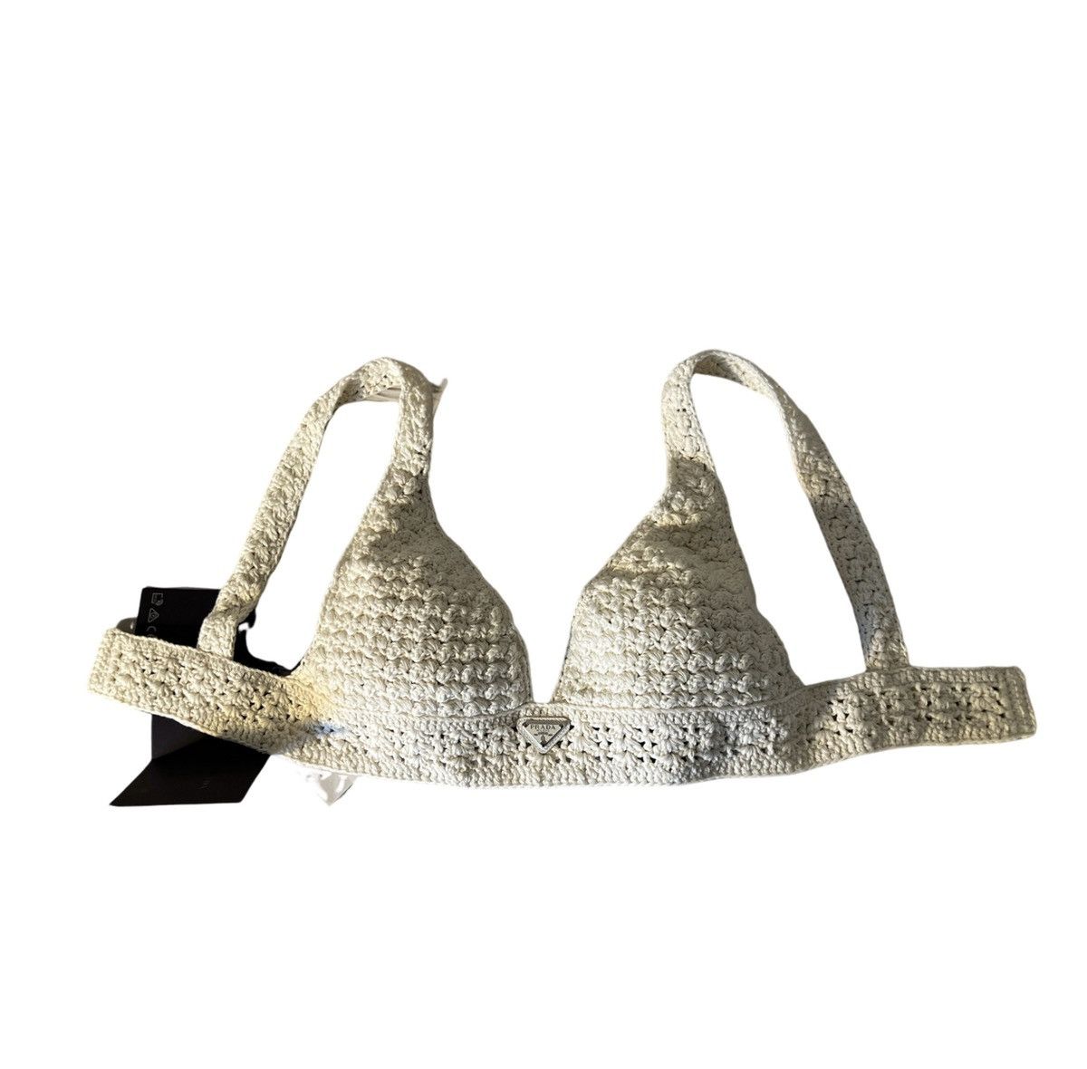 Prada Prada Crochet top Only Vip Creme 💞 Size S / US 4 / IT 40 - 1 Thumbnail