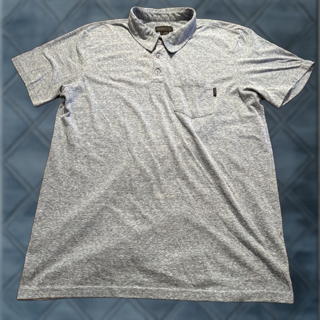 O'Neill O'Neill Polo Shirt Mens Large Blue Short Sleeve Pocket Polo Sports Shirt Size US L / EU 52-54 / 3 - 1 Thumbnail
