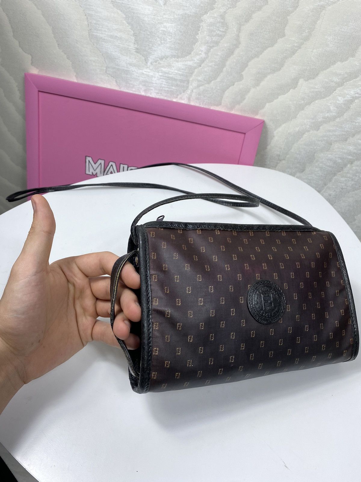 Fendi × Vintage Fendi Sas Zucchino mini bag Size ONE SIZE - 4 Thumbnail