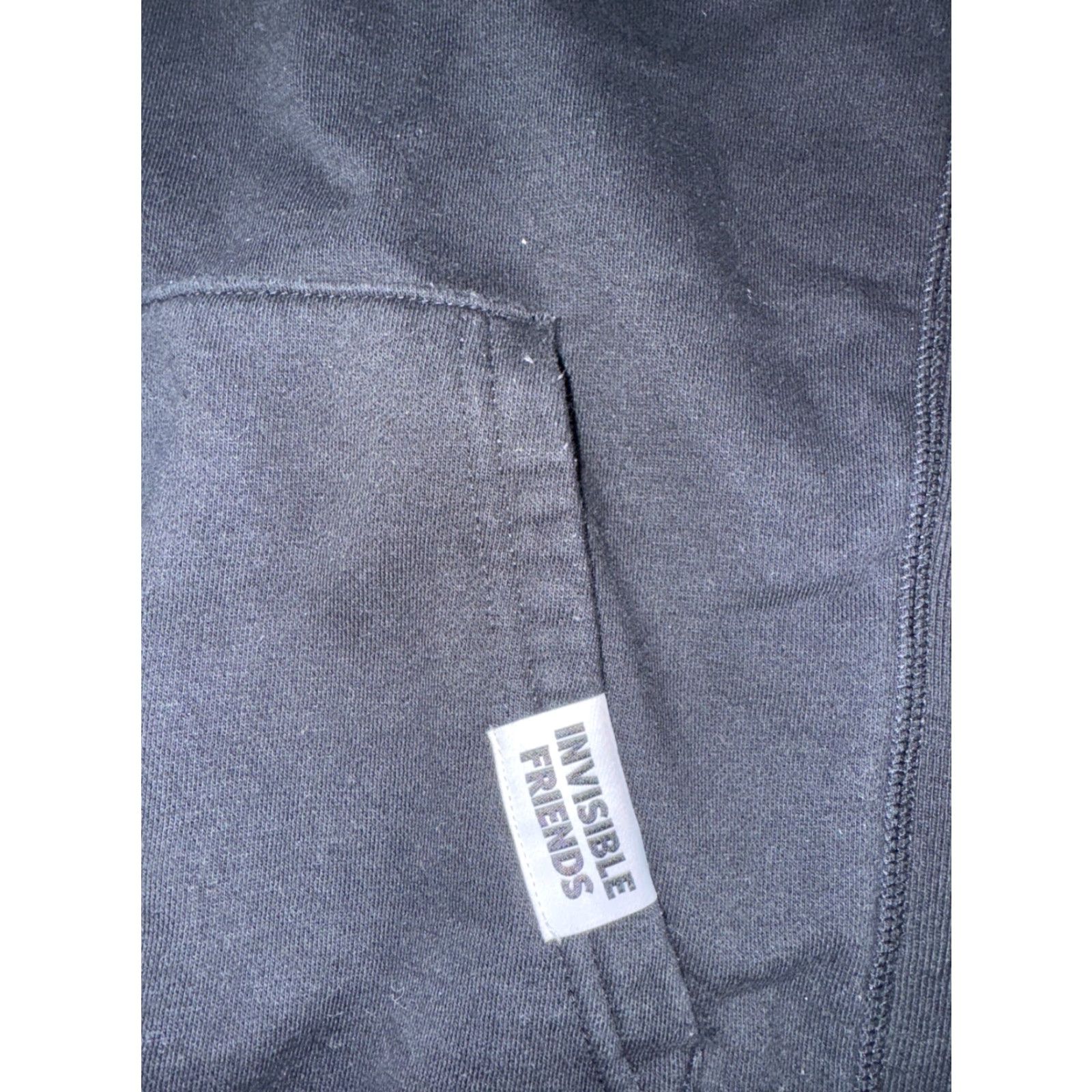 Vintage Invisible Friends Hoodie Men Large Black Crypto NFT 24x27 Size US L / EU 52-54 / 3 - 3 Thumbnail