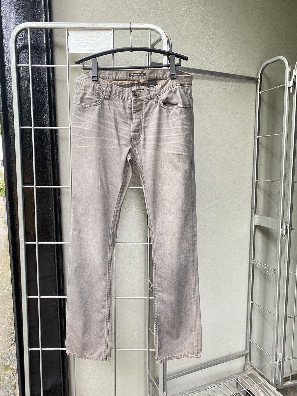 John Varvatos John Varvatos grey denim jeans Size US 36 / EU 52 - 1 Thumbnail