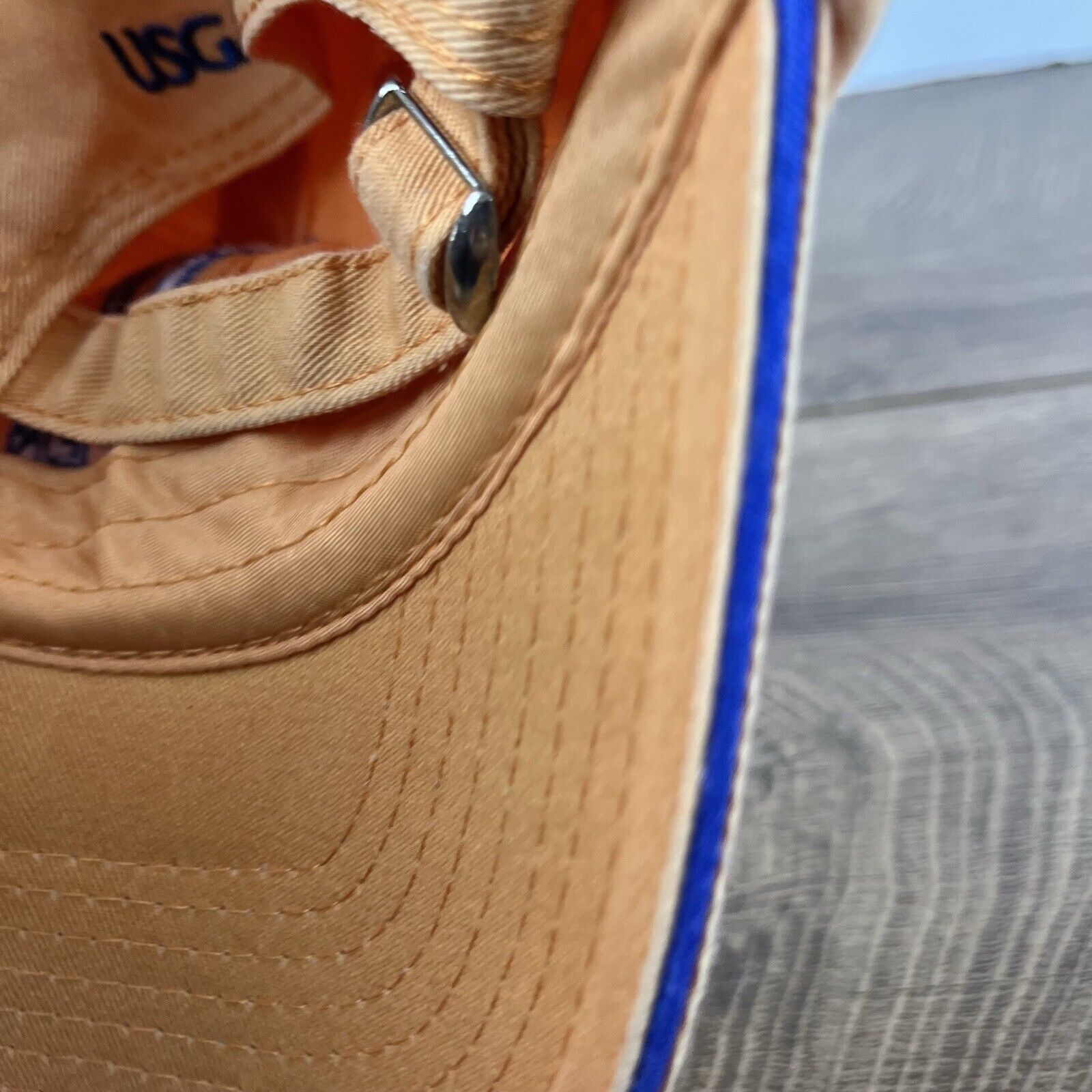 Other 2015 US Open Hat Chambers Bay Cap Orange Hat Adjustable Adul Size ONE SIZE - 14 Thumbnail