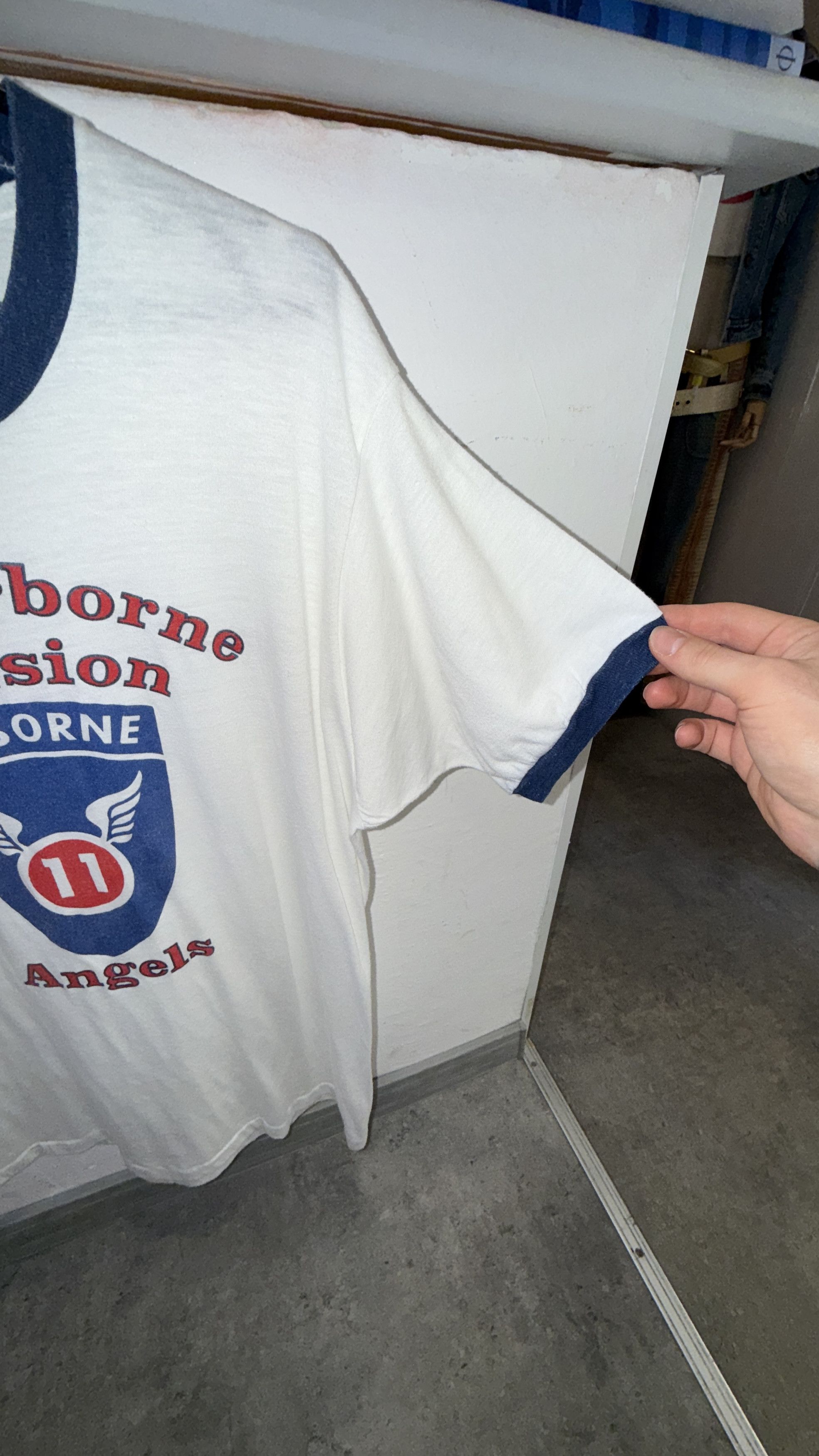 Vintage usa air force vintage 80s paper thin t-shirt - M\L Size US M / EU 48-50 / 2 - 2 Thumbnail