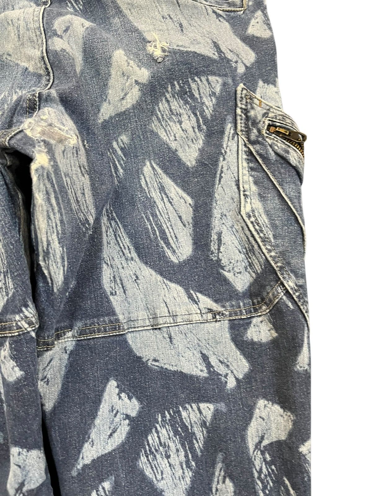 Japanese Brand Vintage TS Design Cargo Artwork Denim Size US 34 / EU 50 - 10 Thumbnail