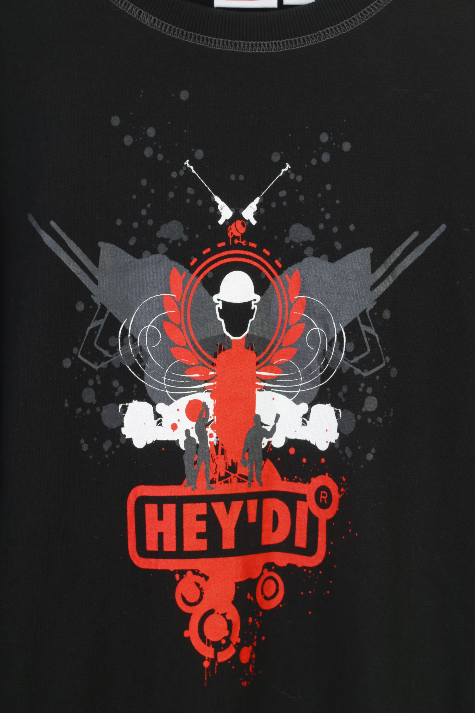 Vintage Hey'di Men S Sweatshirt Black Crew Neck Gamer Padded 4104 Size US S / EU 44-46 / 1 - 4 Thumbnail