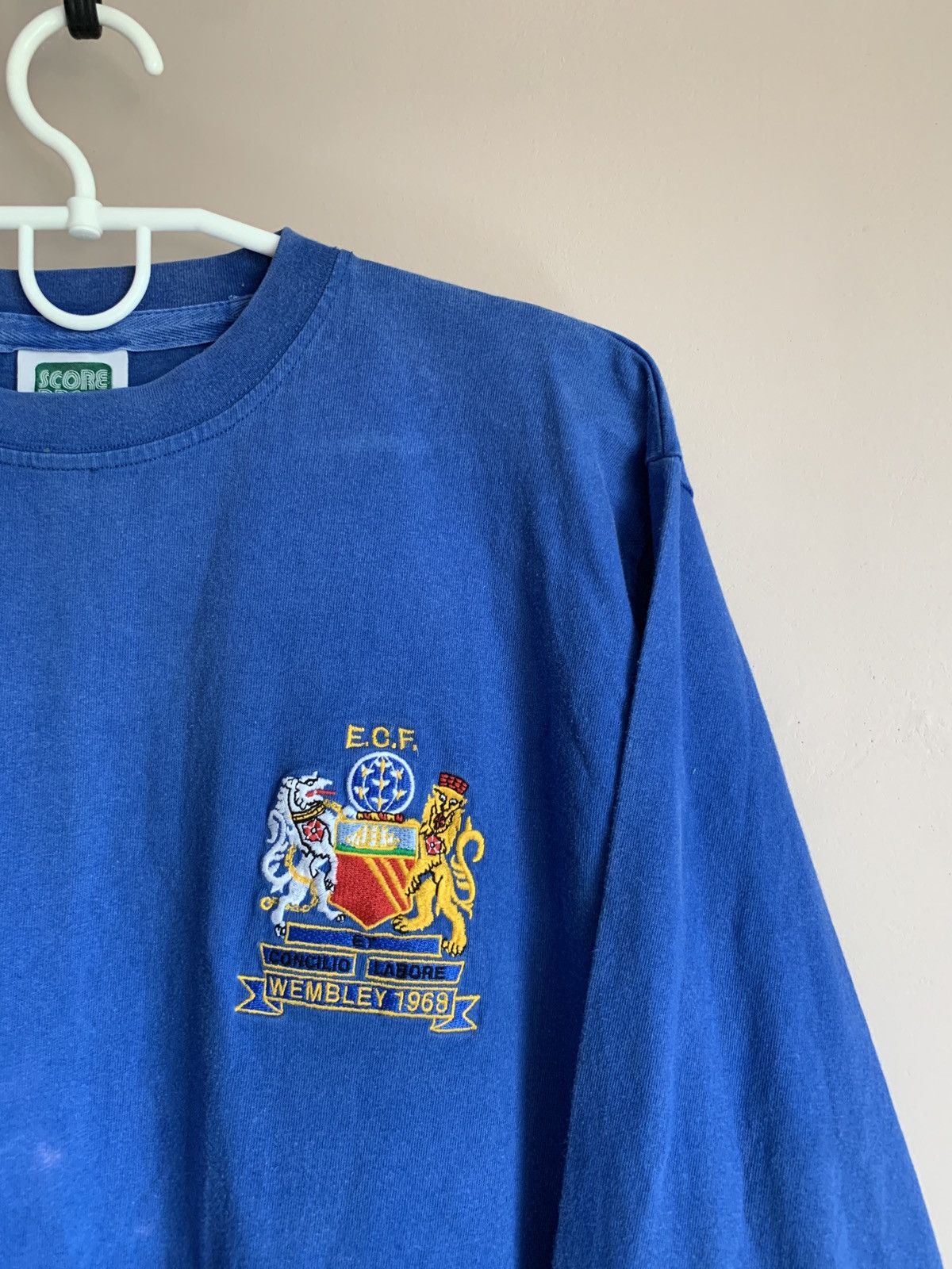 Vintage Manchester United 1968 Goalkeeper Retro Score Draw Shirt M Size US M / EU 48-50 / 2 - 3 Thumbnail