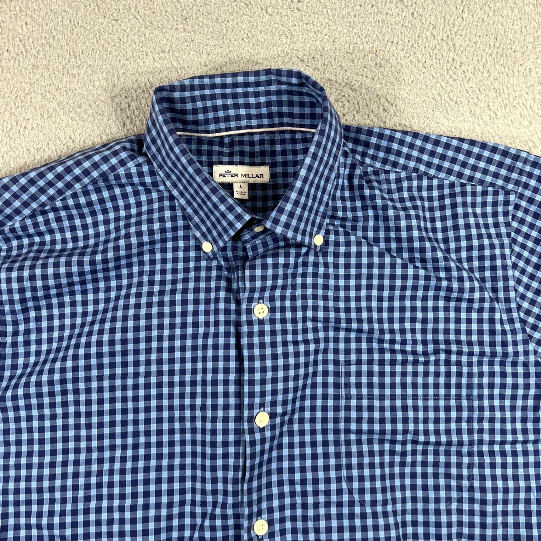 Peter Millar Vintage Peter Millar Men’s XL Button-Down Shirt Long Sleeve Check Plaid Casual Gaming Size US XL / EU 56 / 4 - 2 Thumbnail