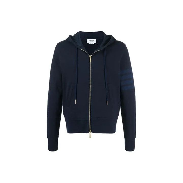 Thom Browne Thom Browne Classic Striped Hoodie for Men Size US S / EU 44-46 / 1 - 1 Thumbnail