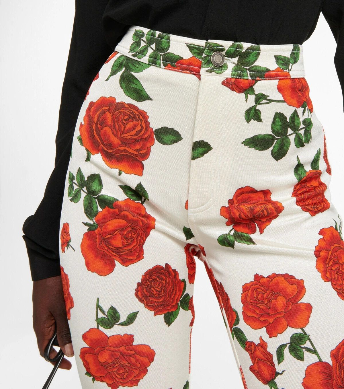 Saint Laurent Paris o1y0126 Floral Sweatpant in Multicolor Size 28" / US 6 / IT 42 - 2 Thumbnail