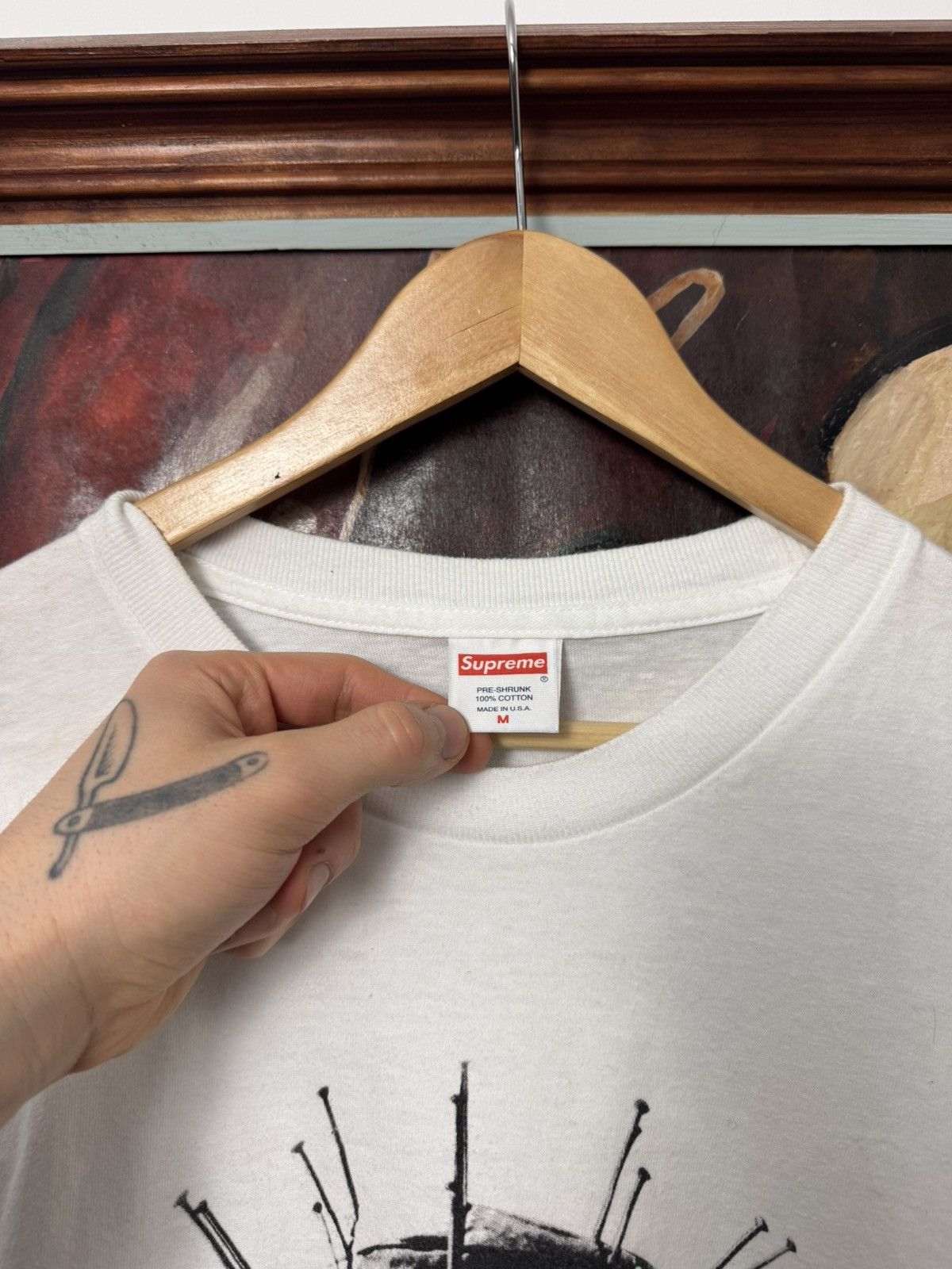 Supreme SS18 Hellraiser Pinhead Tee Supreme Streetwear Horror Movie Size US M / EU 48-50 / 2 - 4 Thumbnail