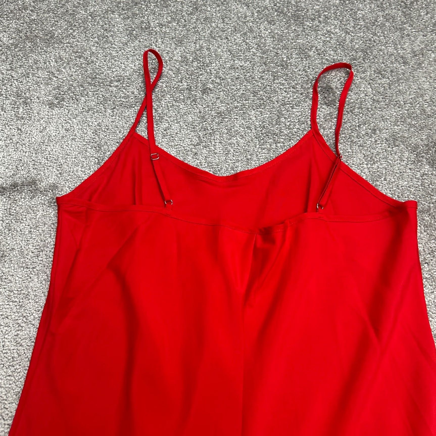 Nanette Lepore Nanette Lepore Slip Dress Womens 10 Red Camisole Spaghetti Adjustable Strap NWOT Dress Slip Red Nanette Lepore Womens 10 Size L / US 10 / IT 46 - 3 Thumbnail