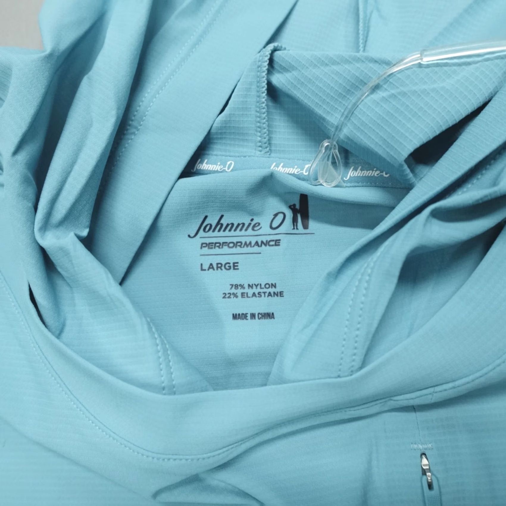johnnie-O johnnie-O Hoodie Mens Size L Blue Breathable Lightweight Logo Performance Pullover Sports Size US M / EU 48-50 / 2 - 4 Thumbnail