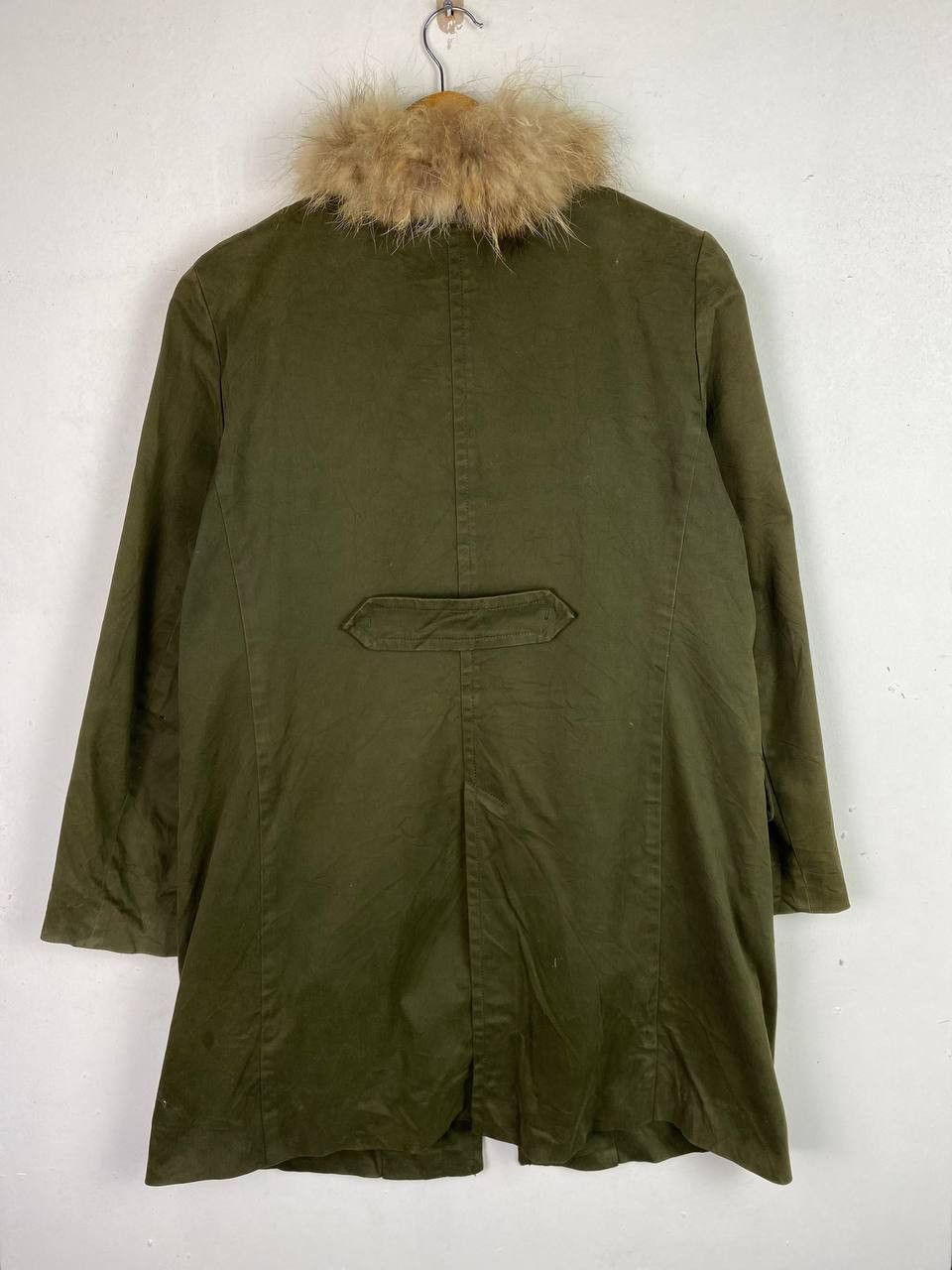 Japanese Brand naoko hamajima green army jacket faux fur collar Size M / US 6-8 / IT 42-44 - 10 Thumbnail