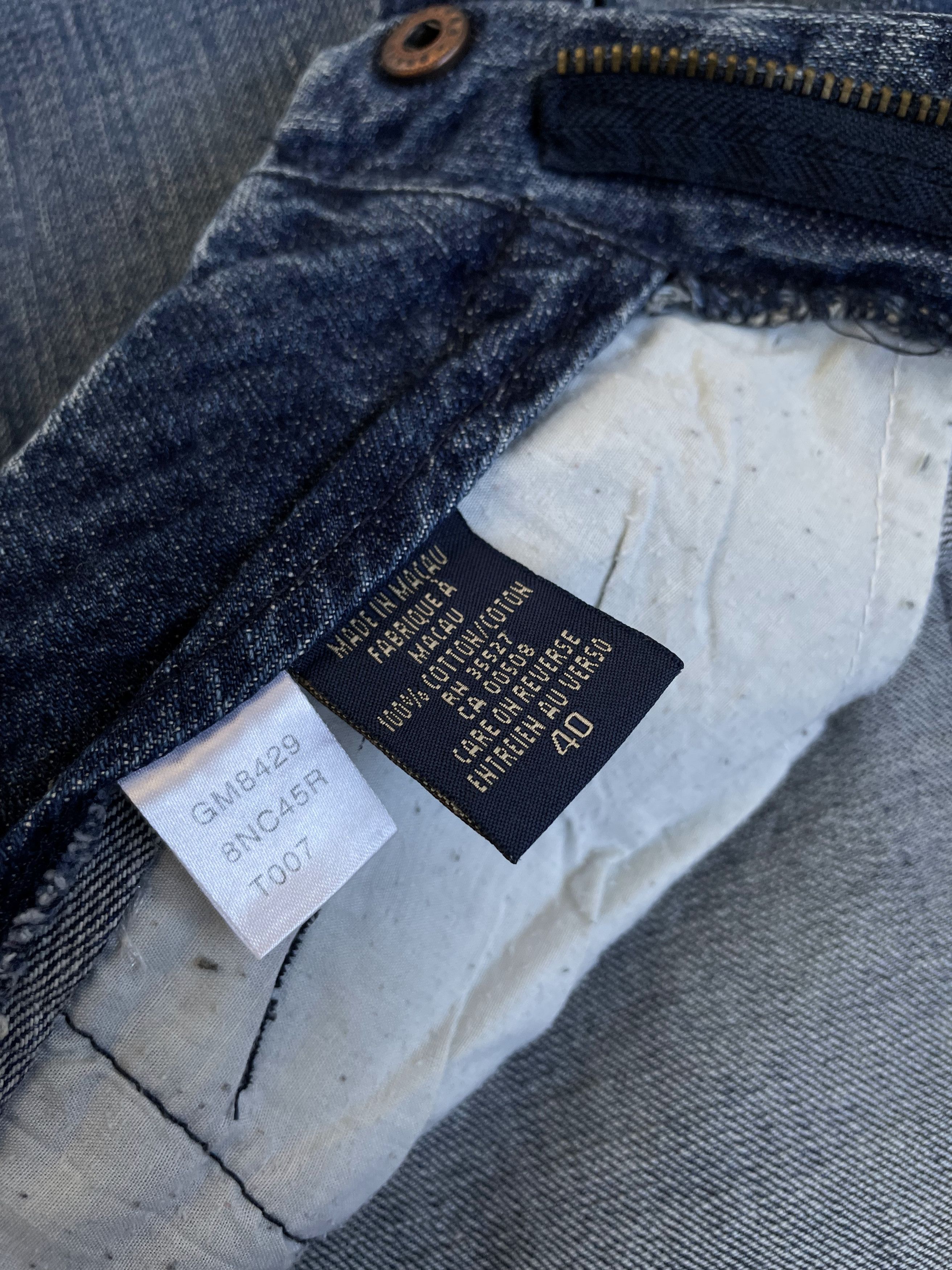 Le Grande Bleu (L.G.B.) Vintage Marithe Francois Girbaud Tape Straps Baggy Pants Size US 40 / EU 56 - 7 Thumbnail