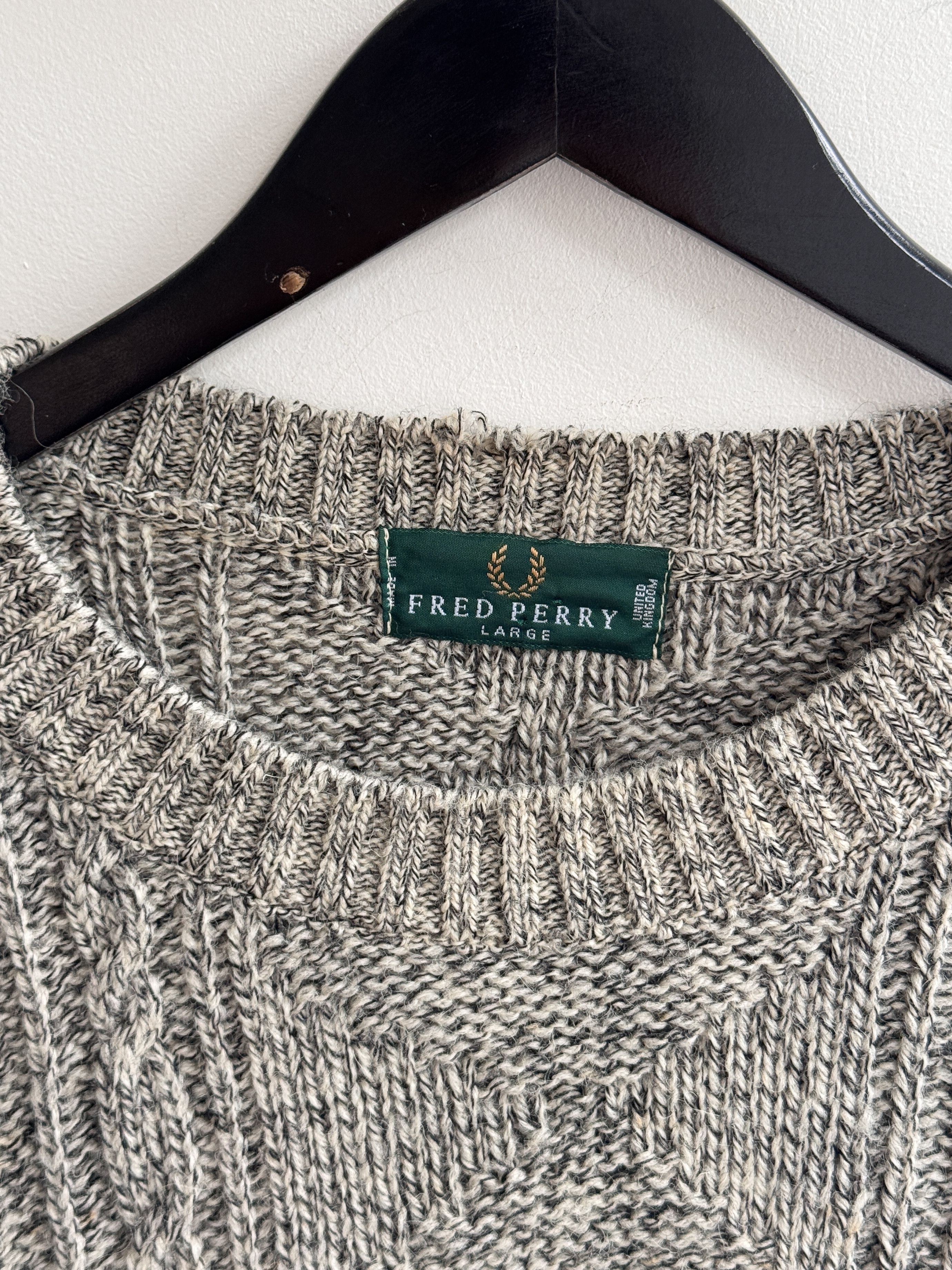 Fred Perry Vintage Fred Perry Wool Knit Sweater Jumper Size US L / EU 52-54 / 3 - 6 Thumbnail