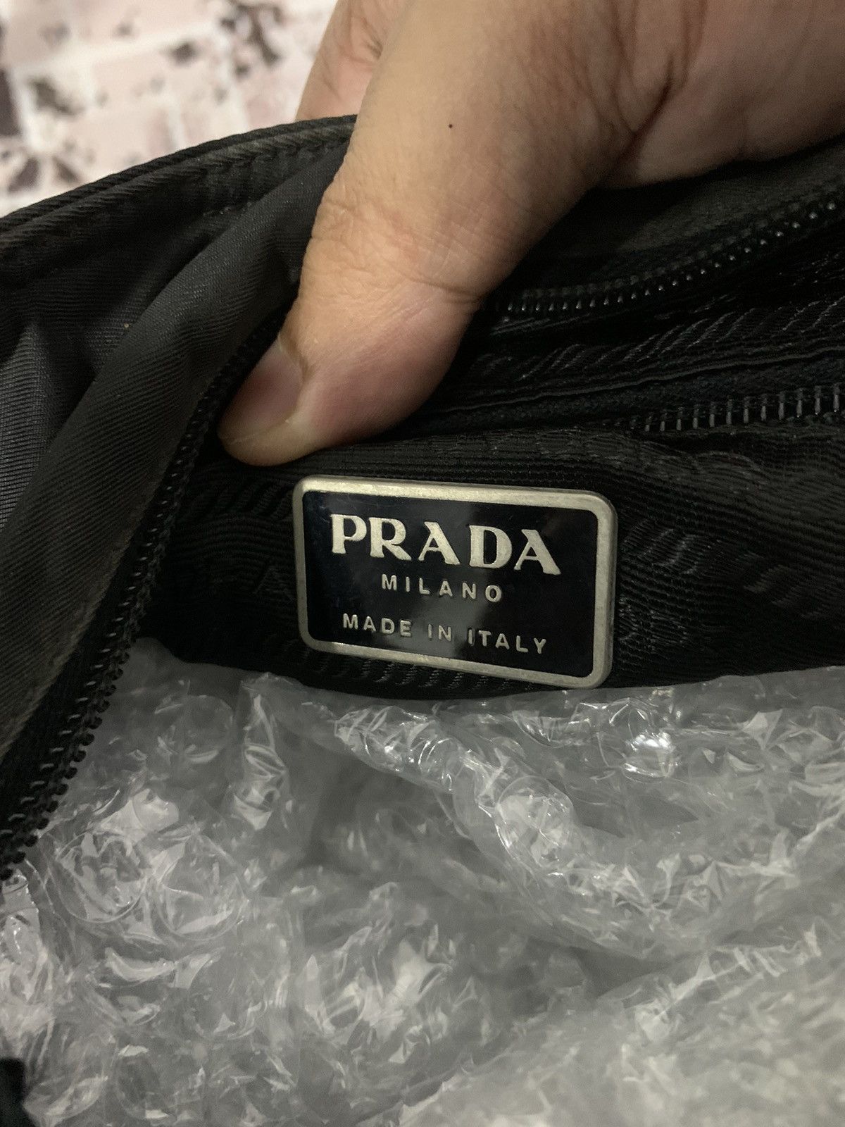 Prada Vintage Prada Black Small Tote Bag Size ONE SIZE - 11 Thumbnail