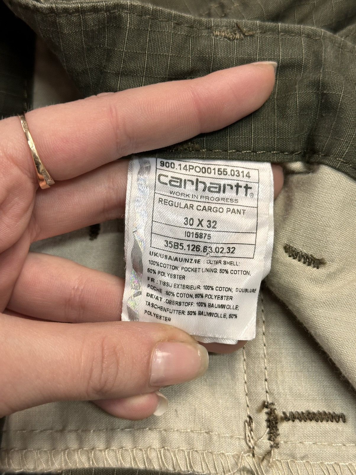 Carhartt Vintage USA Bontage Carhartt Wip Baggy Y2k Size US 30 / EU 46 - 8 Thumbnail