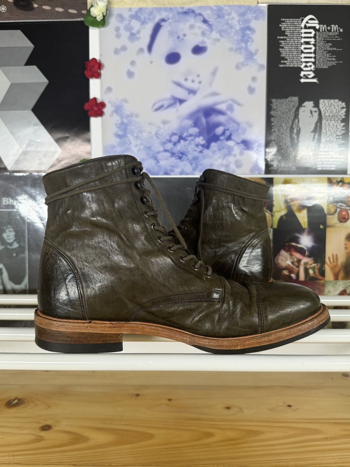 The Last Conspiracy Lace Up High Leather Boots Size US 10 / EU 43 - 6 Thumbnail