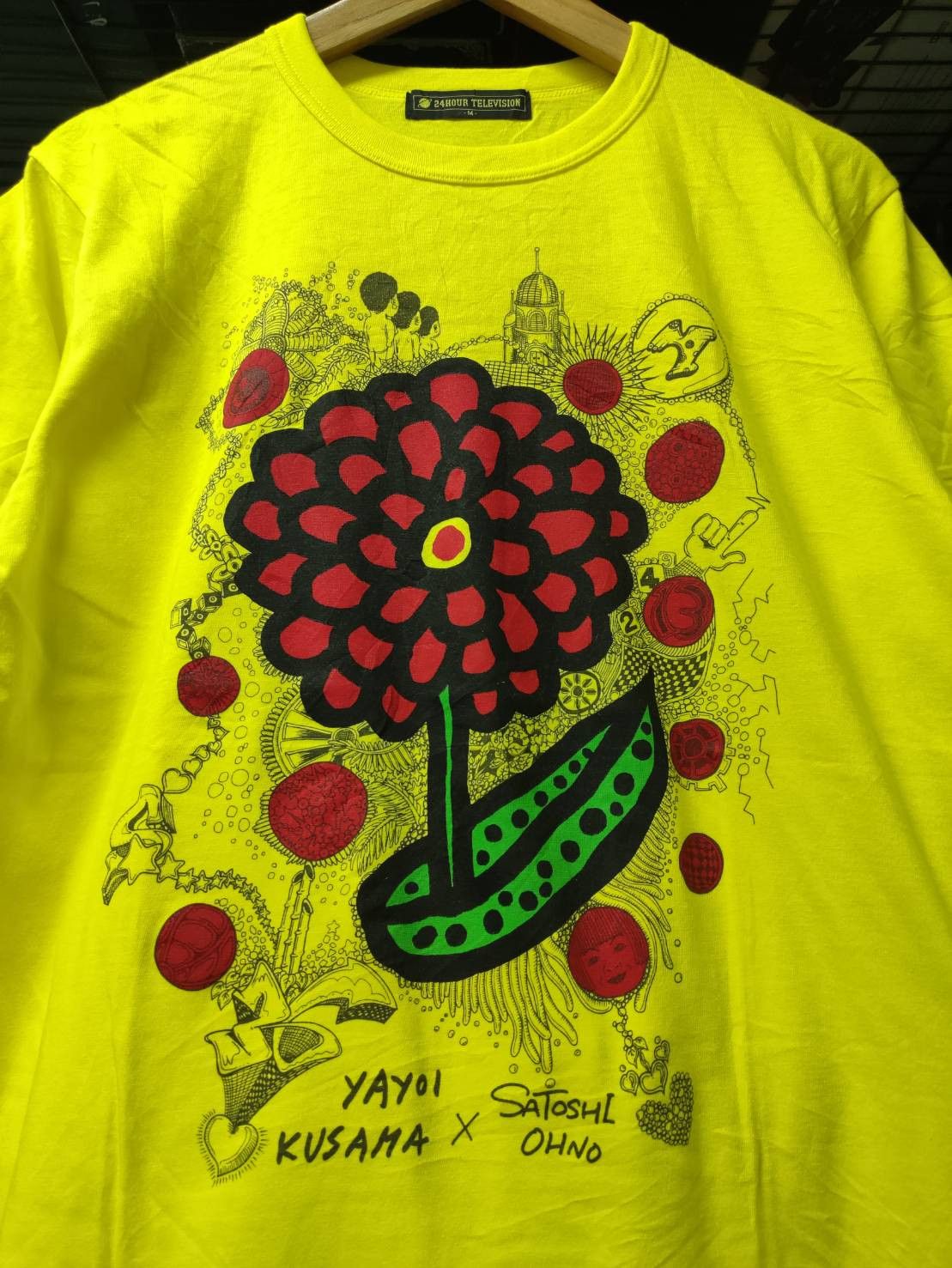 Japanese Brand Yayoi Kusama X Satoshi Ohno By 24Hrs TV T-Shirt Size US M / EU 48-50 / 2 - 3 Thumbnail