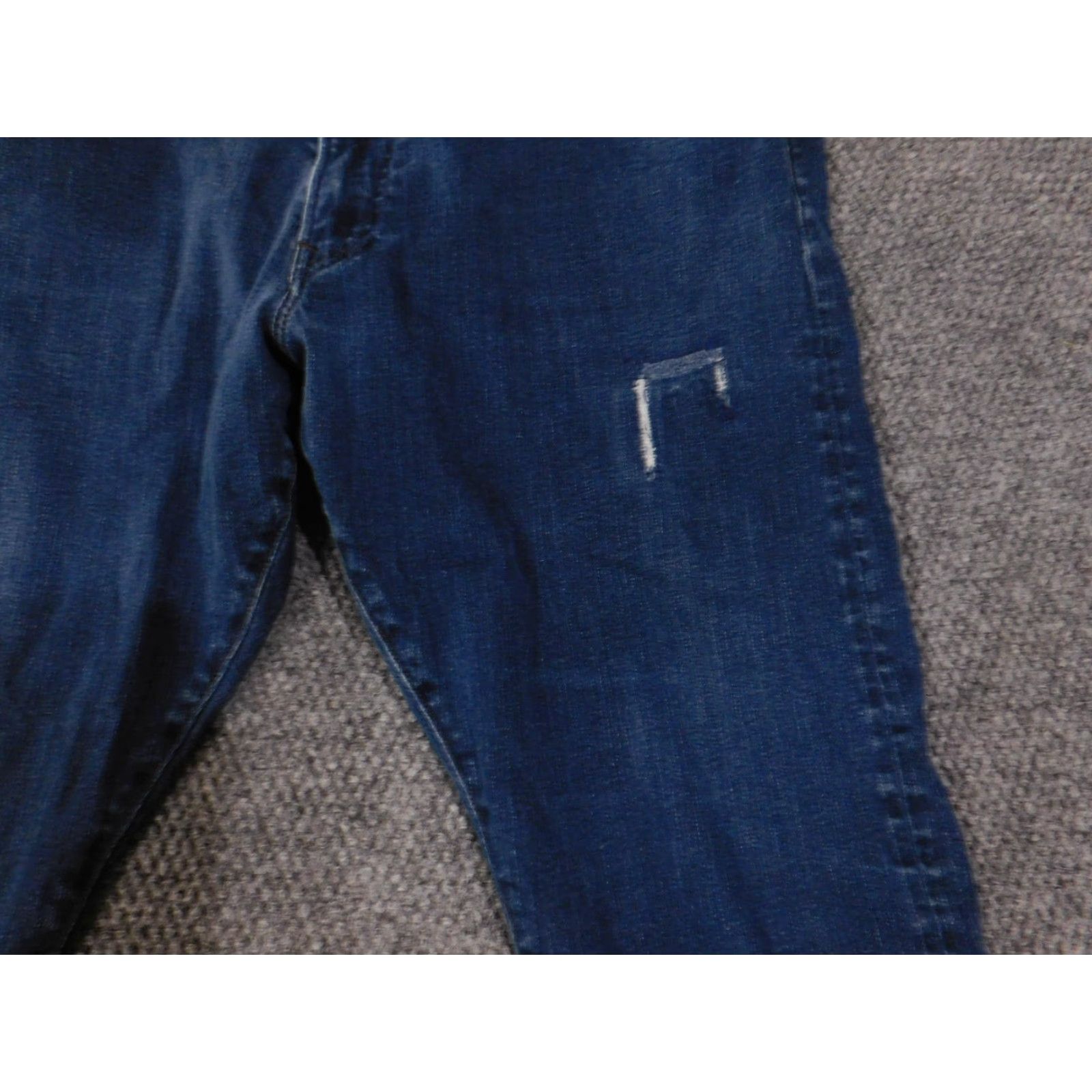 Polo Ralph Lauren Polo Ralph Lauren Jeans Mens 42x30 Blue Straight Denim Regular 42 28 in Zip Pockets Distressed Vintage No Retro Style Size US XL / EU 56 / 4 - 2 Thumbnail