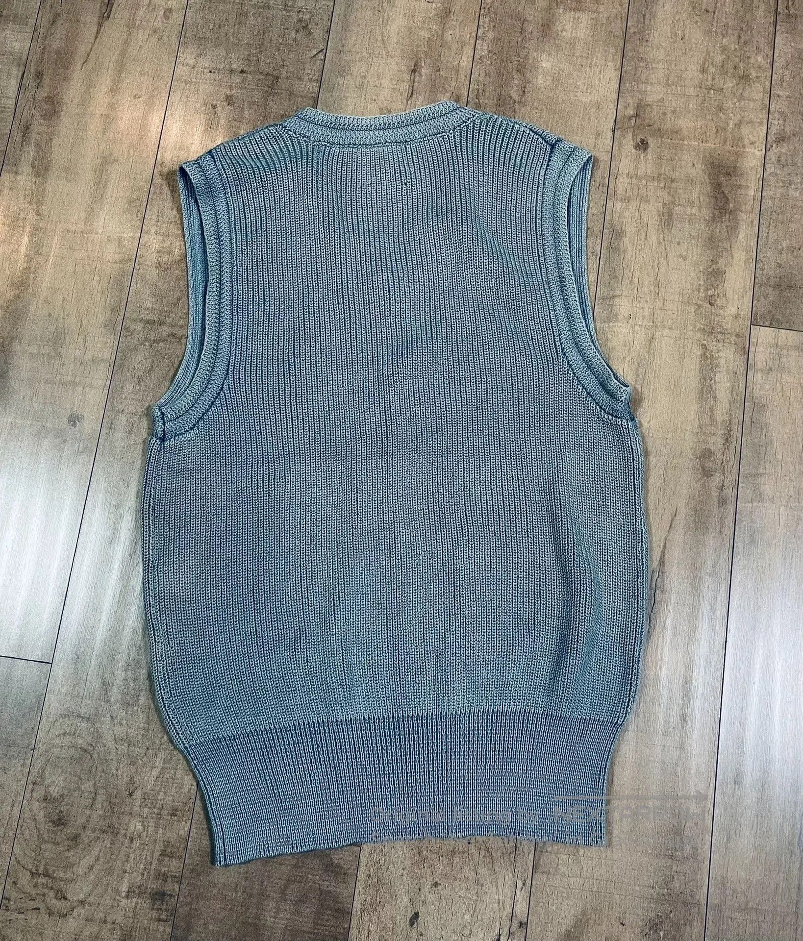 RRL Ralph Lauren RRL Indigo Knitted Vest. Size US S / EU 44-46 / 1 - 4 Thumbnail