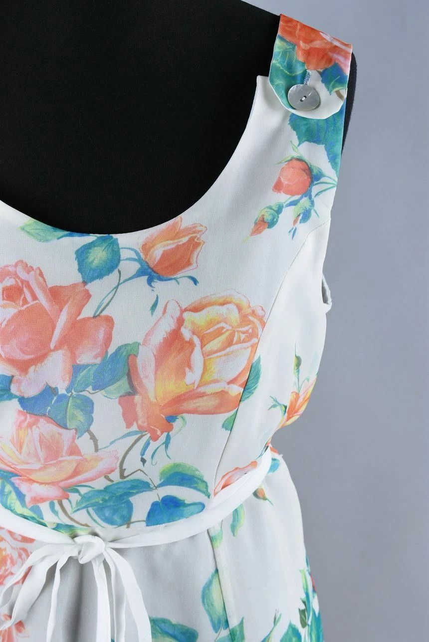 Sandro Women's Sandro Paris Floral Sleeveless Summer Dress Size L Size L / US 10 / IT 46 - 2 Thumbnail
