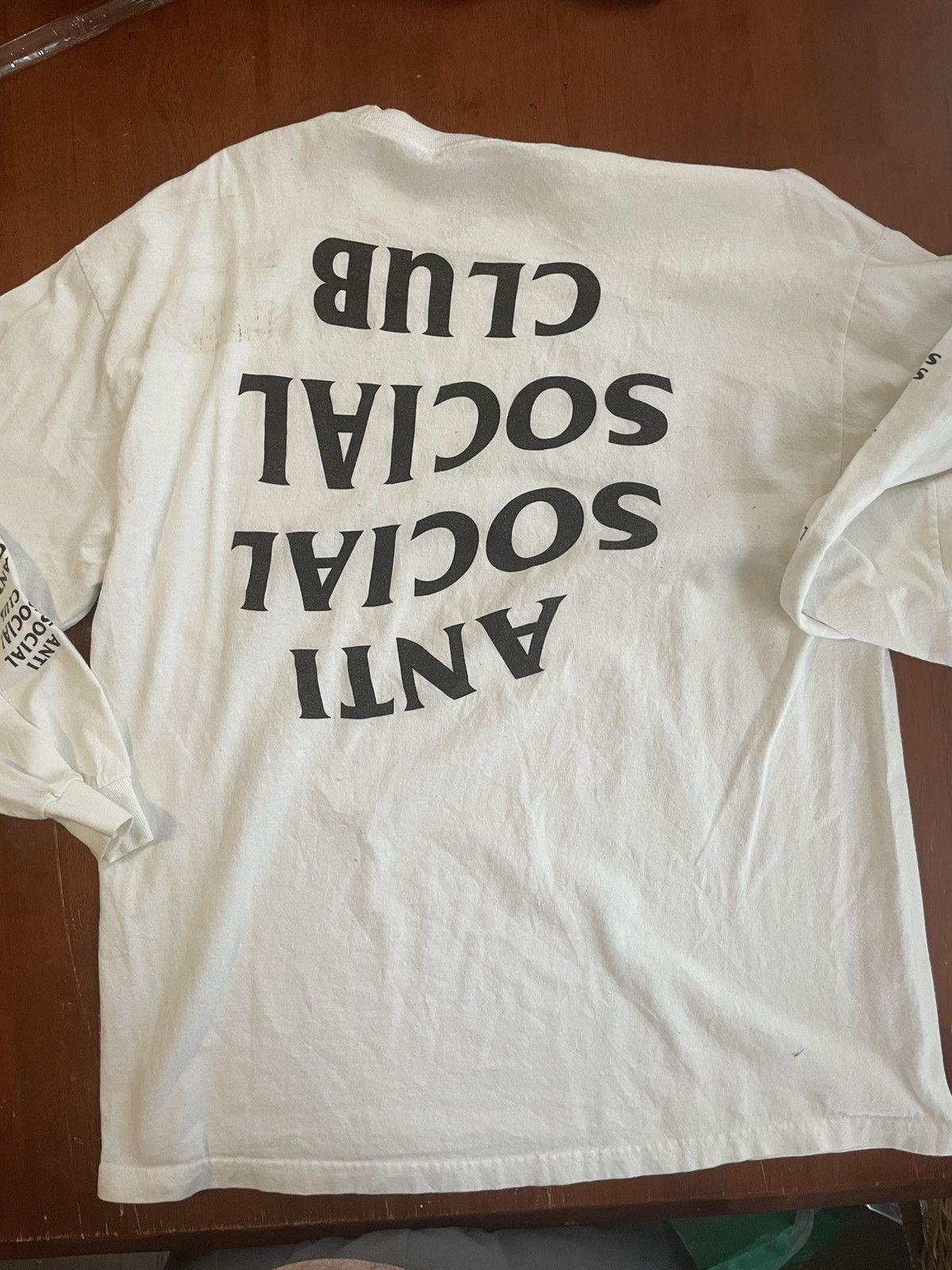 Anti Social Social Club Anti Social Social Club “Upside Down” Long Sleeve Tee XL Size US XL / EU 56 / 4 - 2 Thumbnail