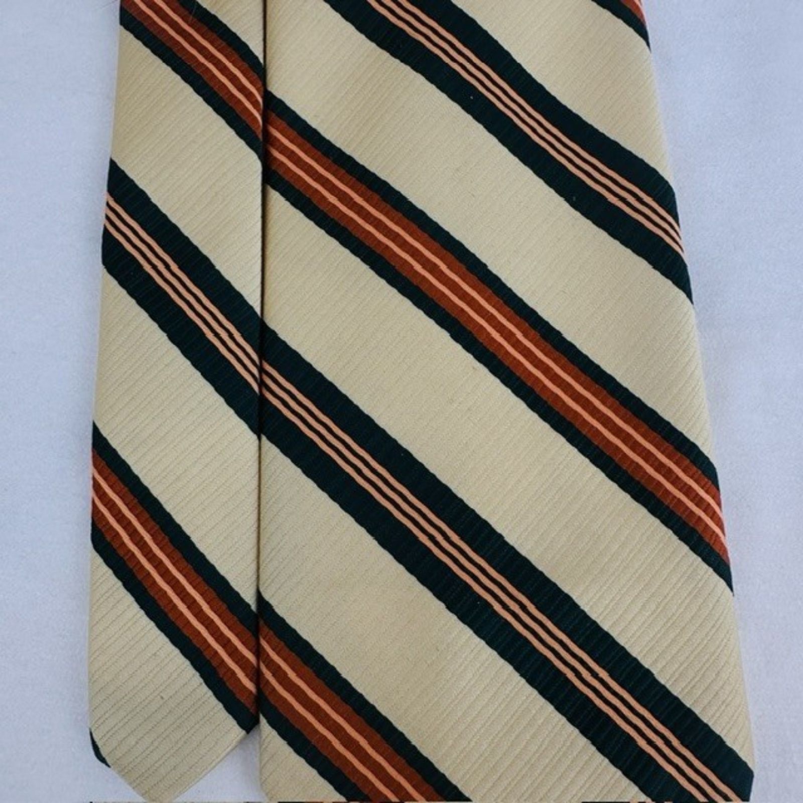 Other Johnny Carson Necktie Yellow w/Stripes 55" Grandpacore VTG Size ONE SIZE - 8 Thumbnail