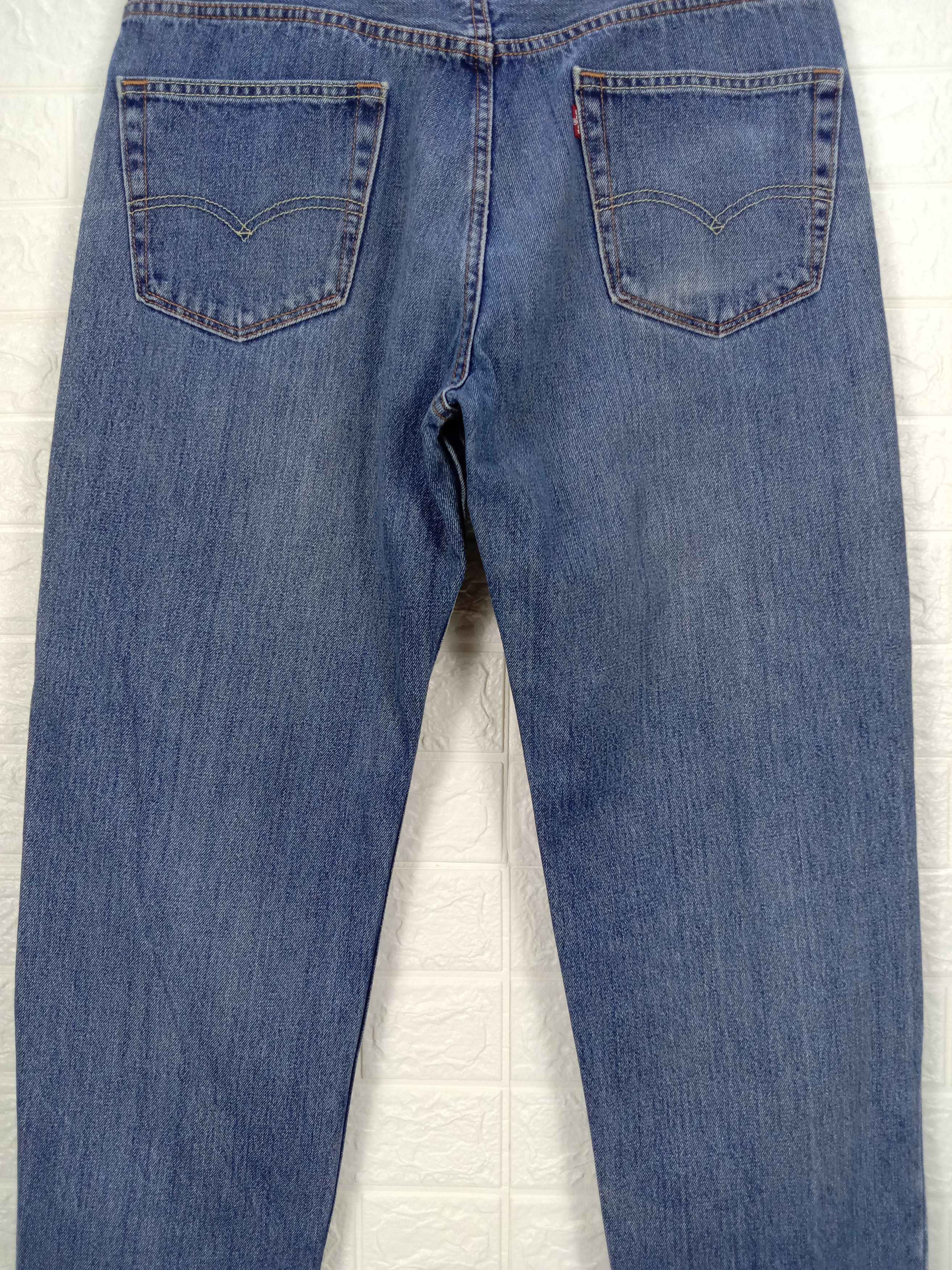 Levi's Vintage Levi's 550 Jeans Earth Tone Relaxed Fit Denim Size US 36 / EU 52 - 7 Thumbnail