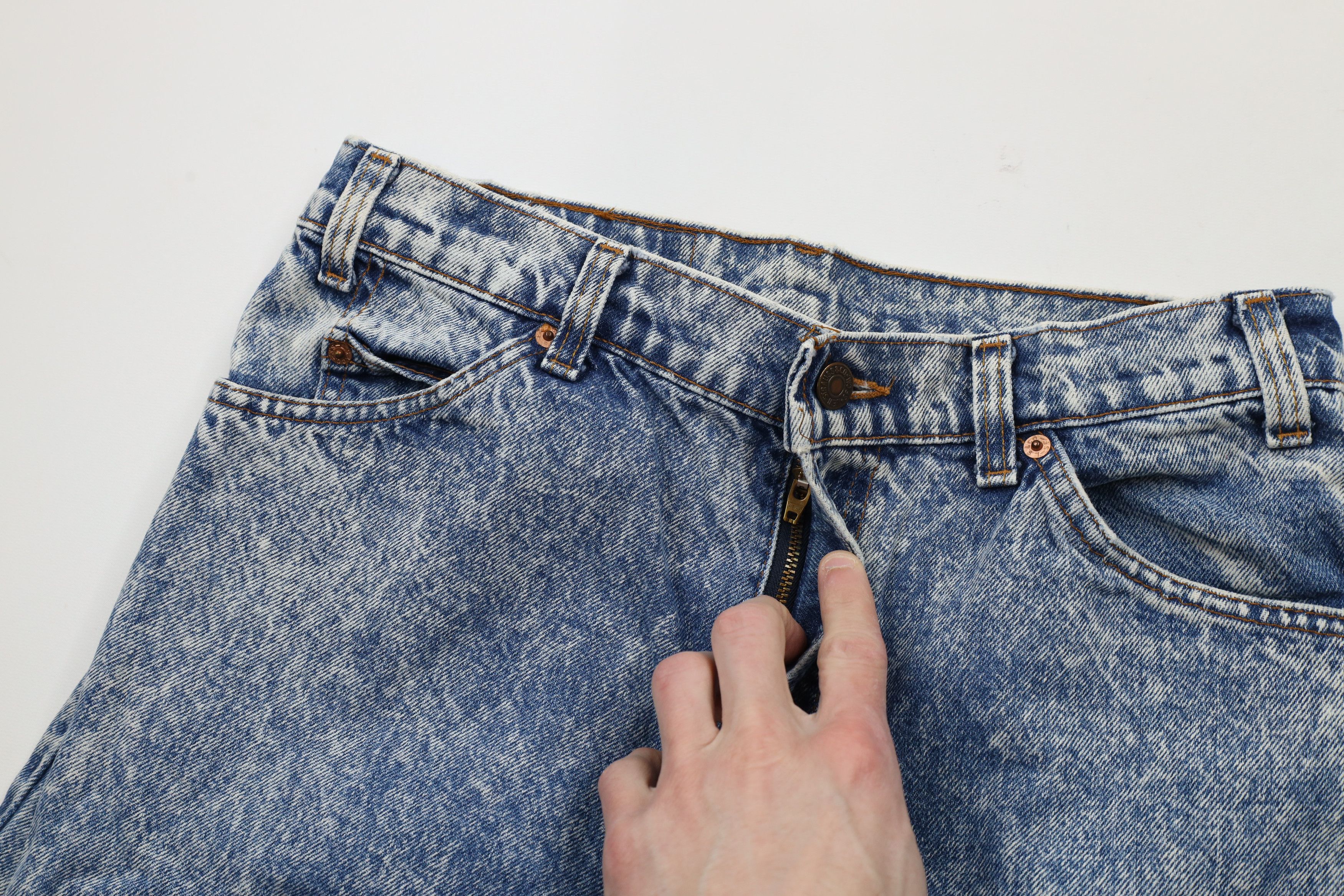 Levi's × Vintage Vintage 80s Levis 550 Orange Tab Tapered Leg Jeans USA Size US 32 / EU 48 - 8 Thumbnail