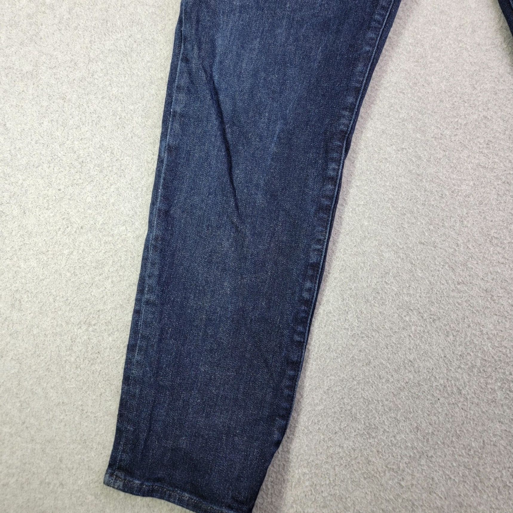 Bonobos Bonobos Slim Taper Jeans Mens 33x30 Blue Slim Tapered Leg Denim Jeans Stretch Dark Wash Size US 33 - 4 Thumbnail