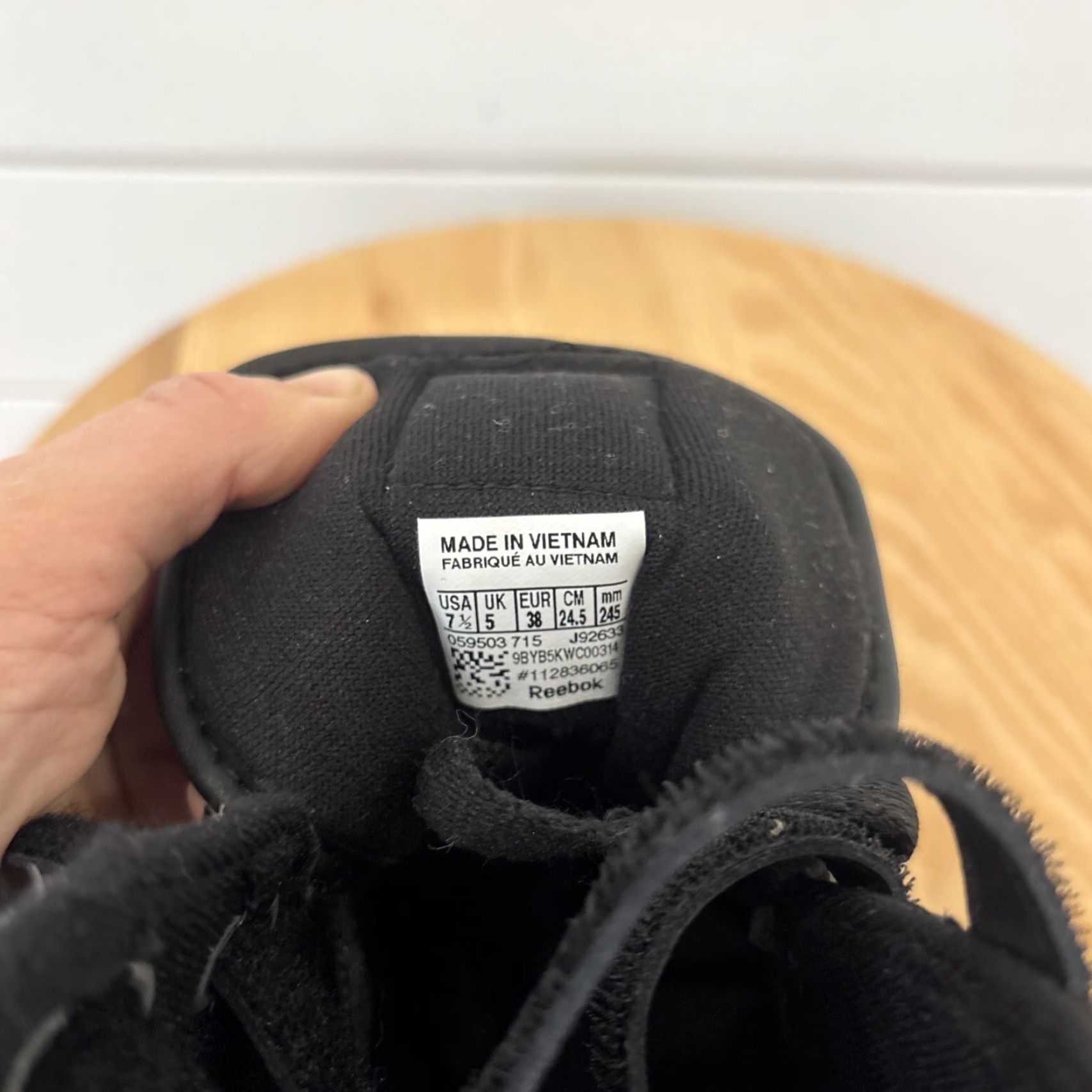Reebok VINTAGE Reebok Princess Sneaker High Top Womens Sz 7.5 Black 80s 90s Classic Athletic Shoes Footwear Sneaker Size M / US 6-8 / IT 42-44 - 8 Thumbnail