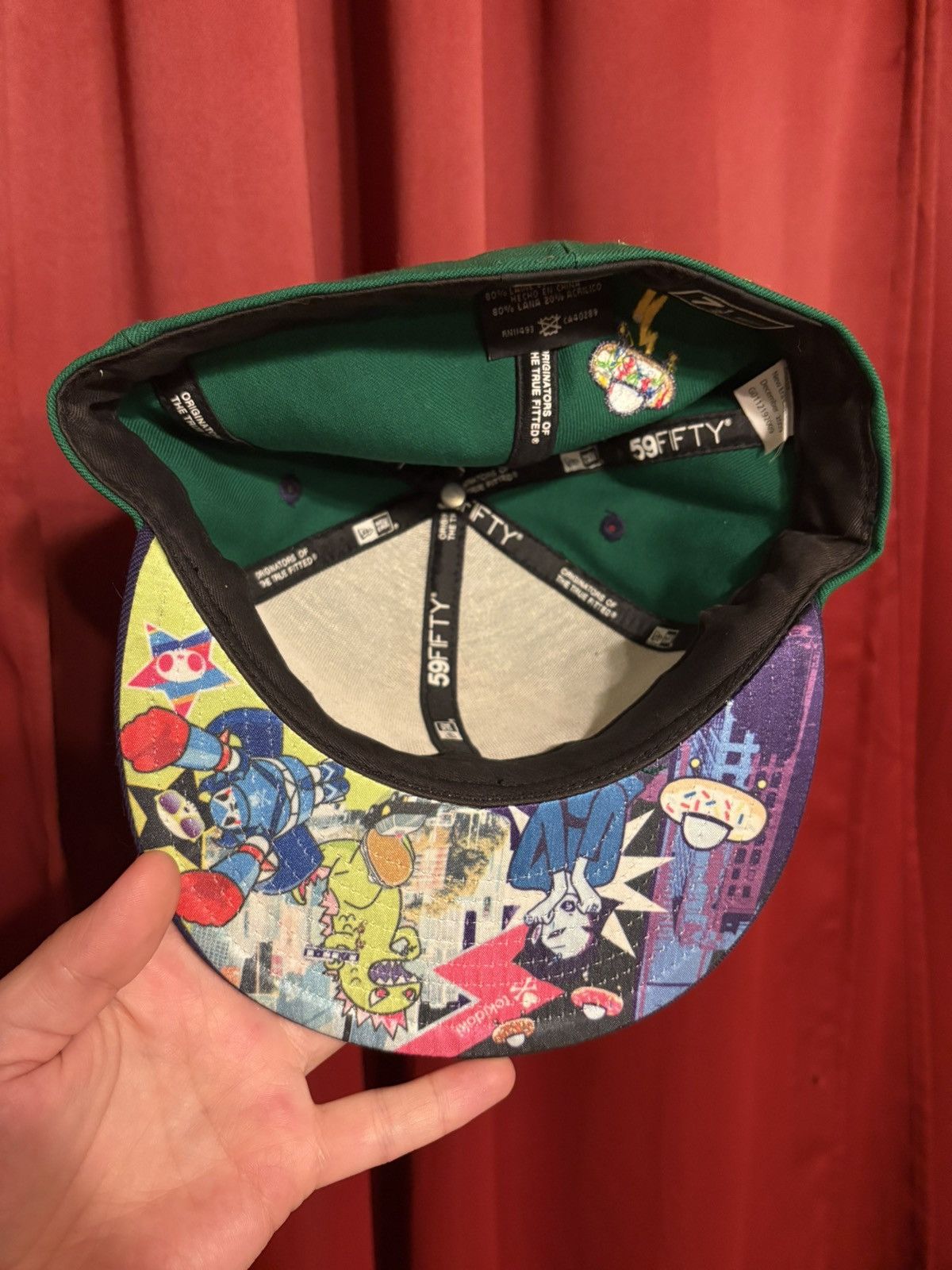 tokidoki Tokidoki x New Era Hat Kaiju Simone Legno Godzilla Grail Size ONE SIZE - 5 Thumbnail
