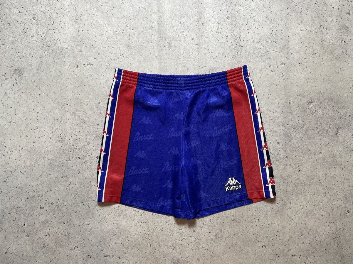 Kappa Vintage 90s Kappa FC Barcelona Barca Rare Shorts Size US 32 / EU 48 - 1 Thumbnail