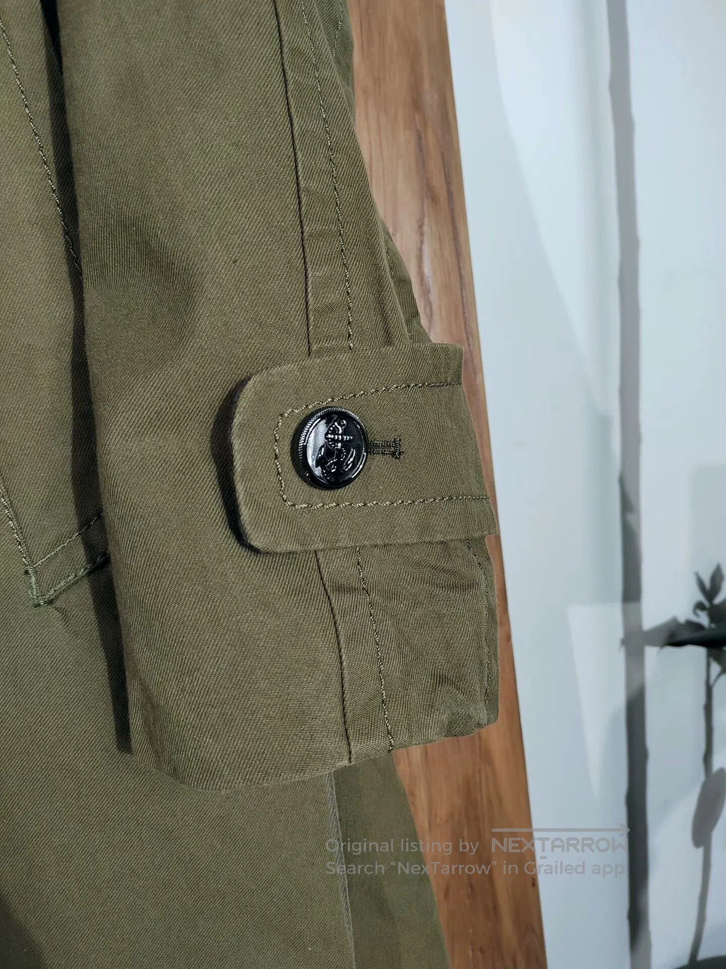 Sacai Sacai Green Mid-Length Men's Trench Coat. Size US M / EU 48-50 / 2 - 5 Thumbnail