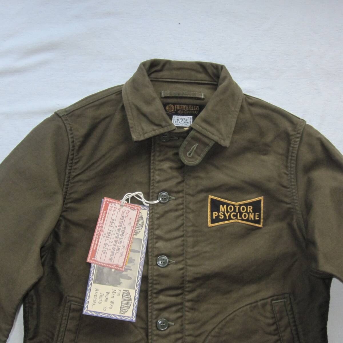 Freewheelers DECK WORKER JACKET “CHOP EM” size 36 Size US S / EU 44-46 / 1 - 4 Thumbnail