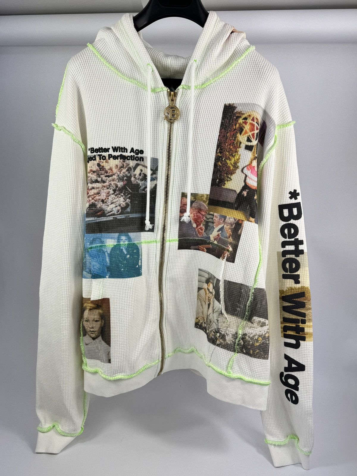 Better With Age RICKY WAFFLE ZIP UP HOODIE Size US L / EU 52-54 / 3 - 1 Thumbnail