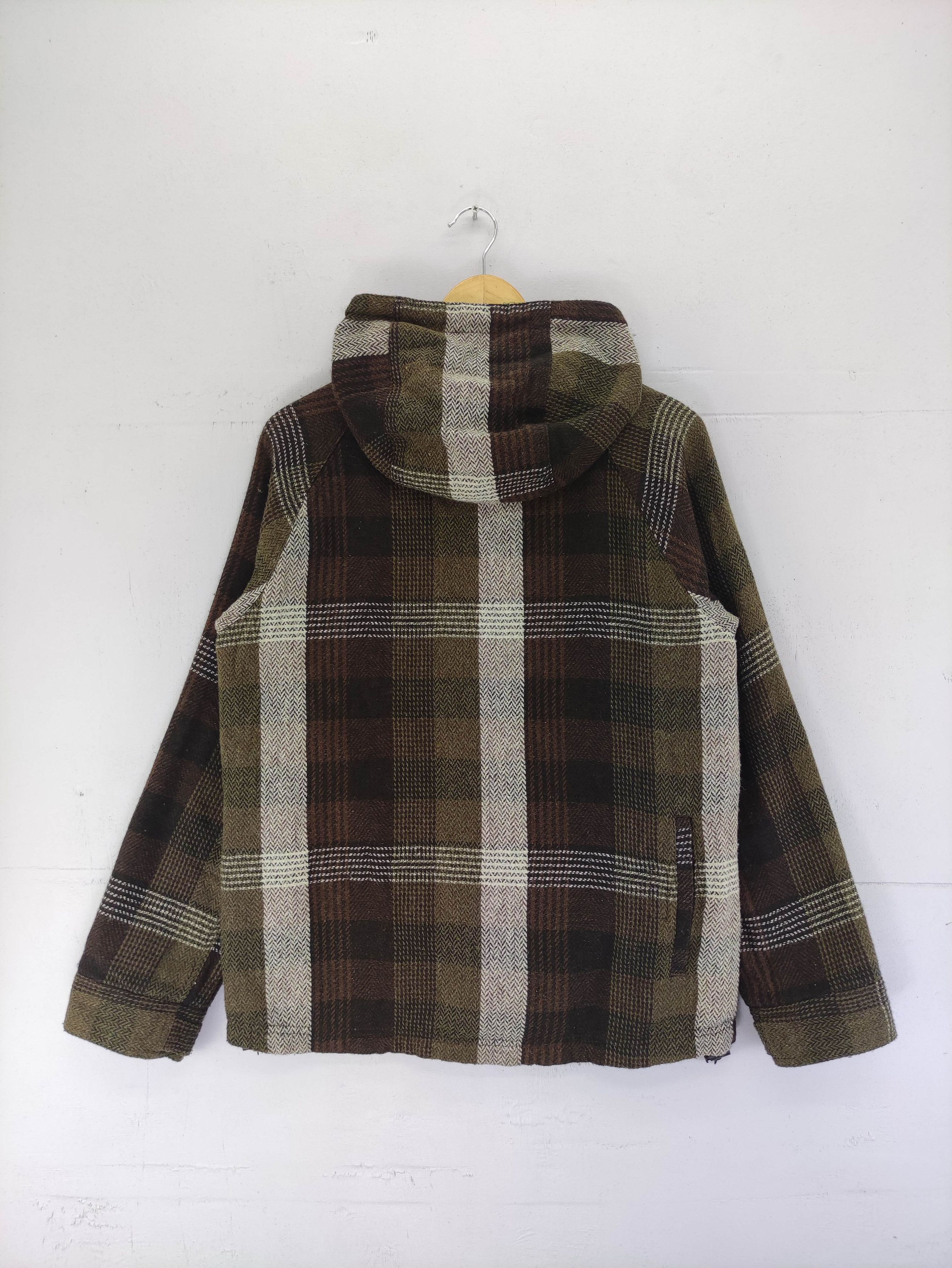 GRN Vintage Grn Wool Reversible Jacket Hoodie Zipper Size US M / EU 48-50 / 2 - 2 Thumbnail