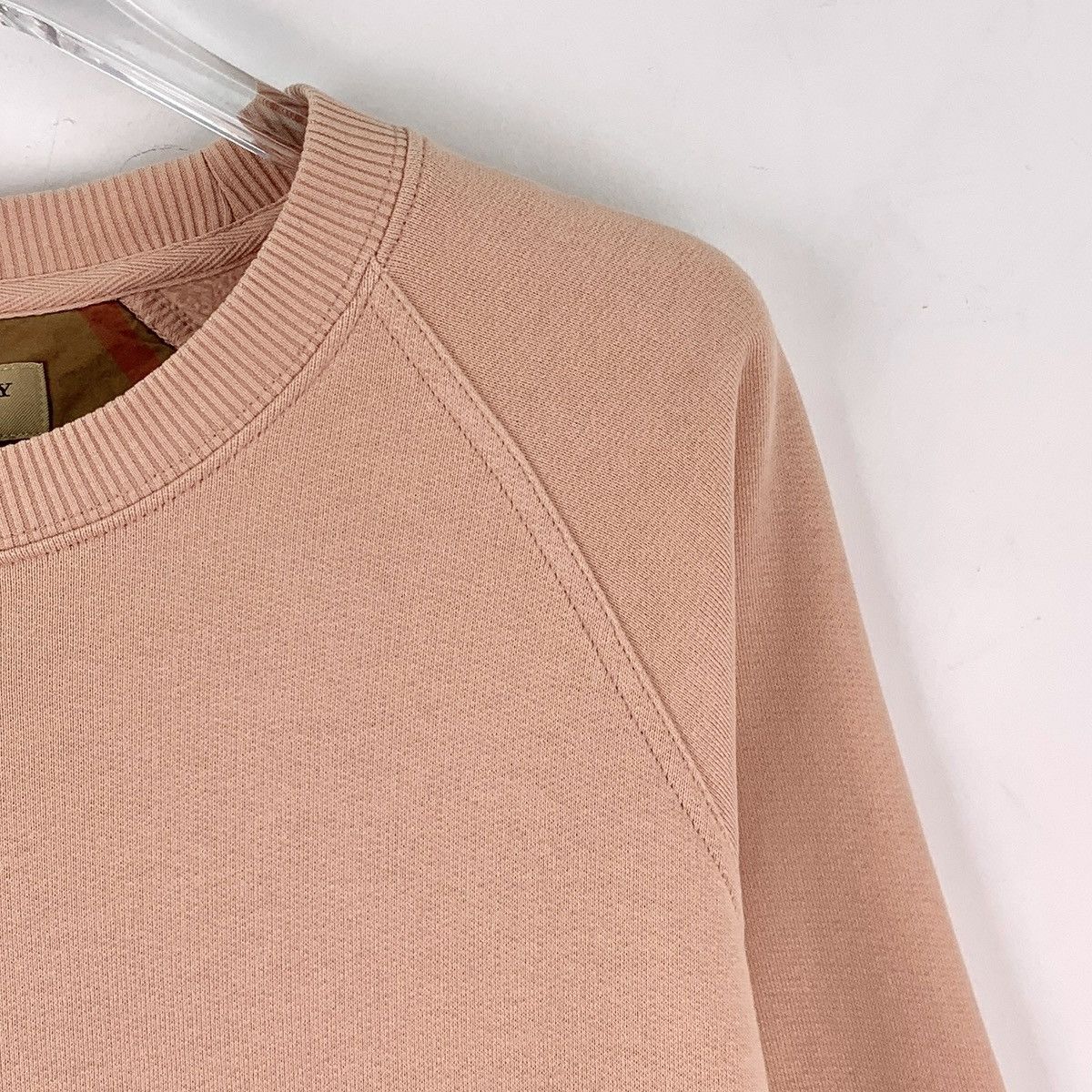 Burberry Burberry Lotus Pink Logo Letter Long Sleeve Sweatshirt K26WX Size M / US 6-8 / IT 42-44 - 3 Thumbnail