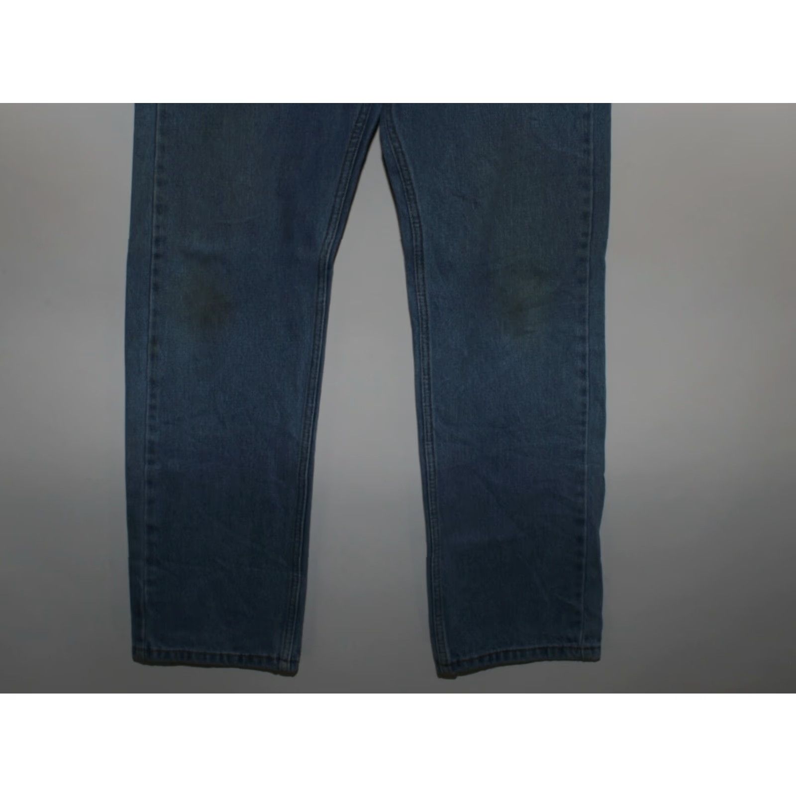 Levi's Levis 505 Mens Distressed Straight Fit High Rise Blue Denim Jeans Size 33x32 Size US 33 - 6 Thumbnail
