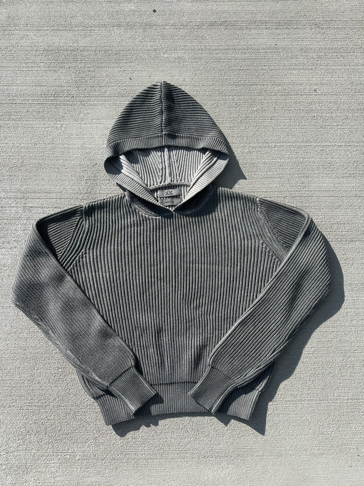 トップス k-two studios Dyed Zip Knit Charcoal K-Two Studios Charcoal Zip up knit. | Grailed
