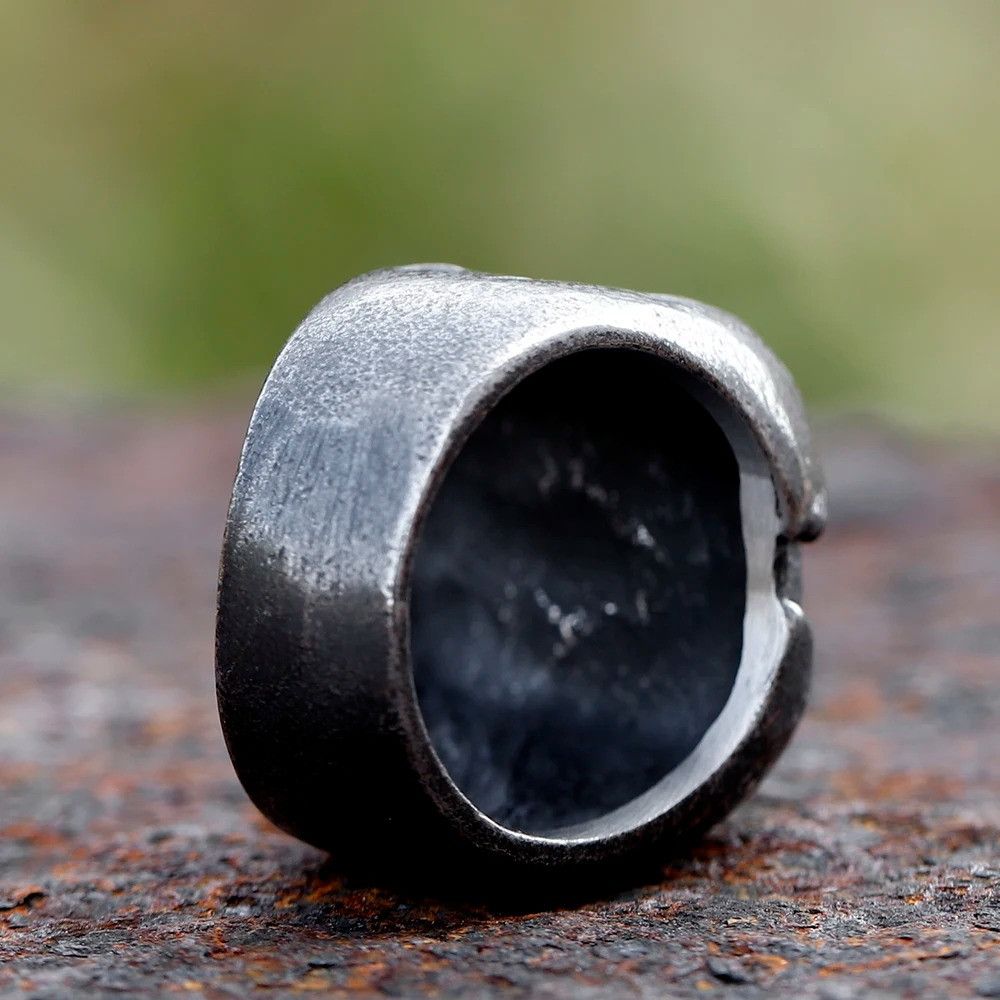 Jewelry Skull Ring Streetwear Jewelry Fashion Gift Size ONE SIZE - 4 Thumbnail