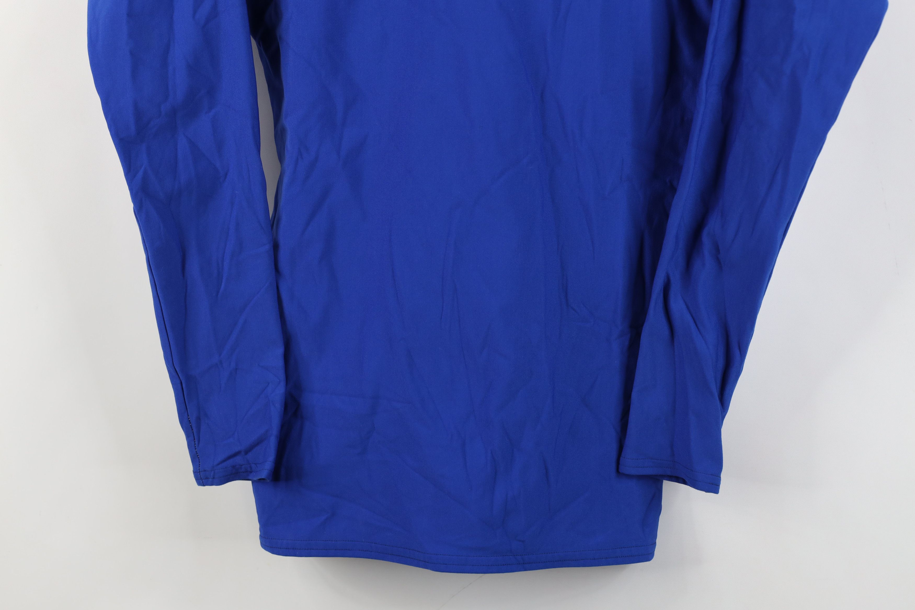 Under Armour Vintage Under Armour Compression Mock Neck T-Shirt Royal USA Size US L / EU 52-54 / 3 - 3 Thumbnail