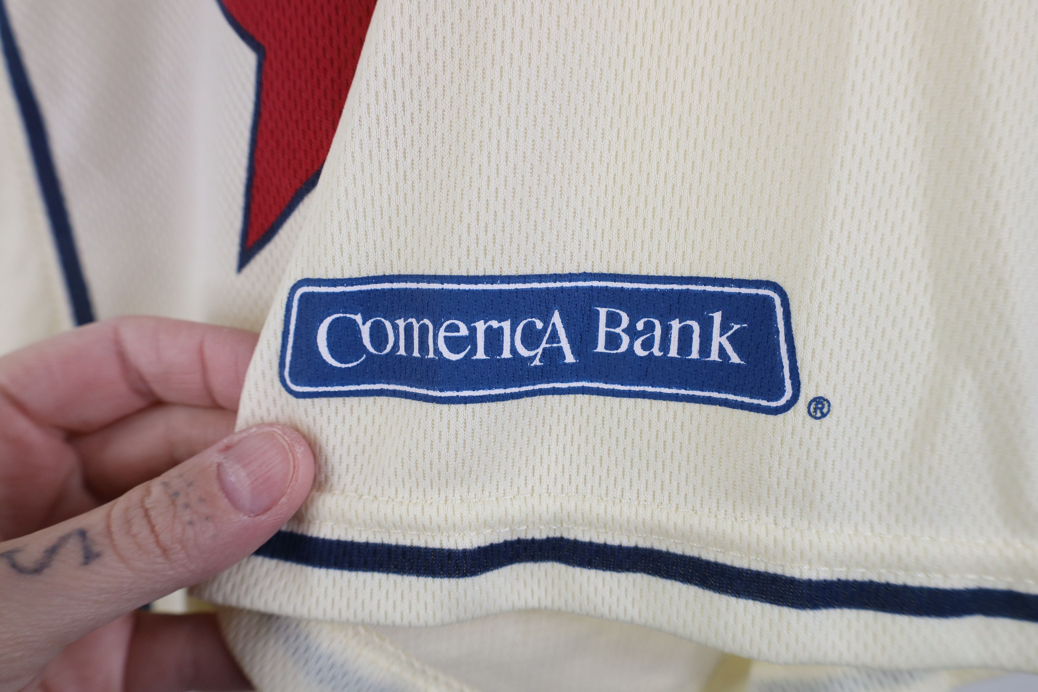 Vintage Vintage Y2K Negro League Detroit Stars Baseball Jersey Cream Size US XXL / EU 58 / 5 - 4 Thumbnail
