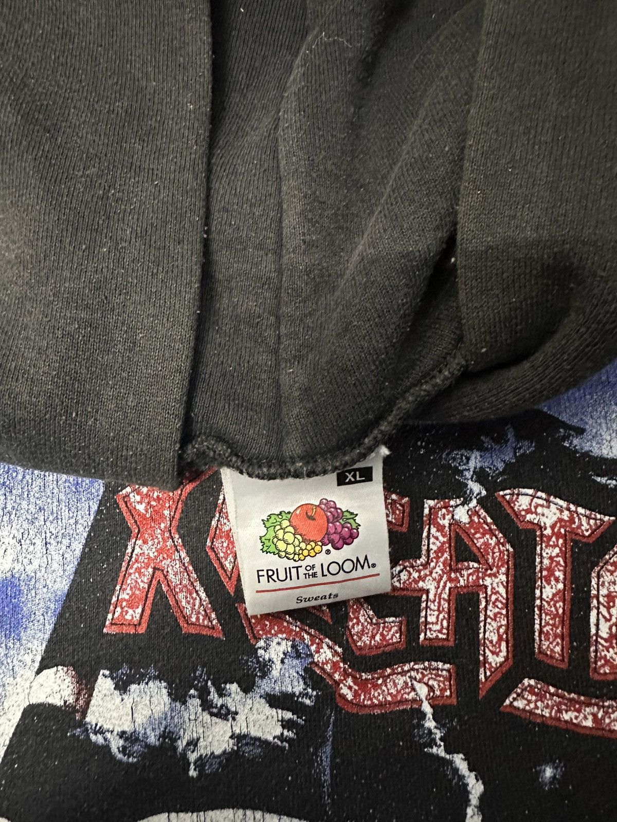 Band Tees × Vintage Vintage 90s Kreator Flag of Hate Hoodie Thrash Metal Band Size US XL / EU 56 / 4 - 6 Thumbnail