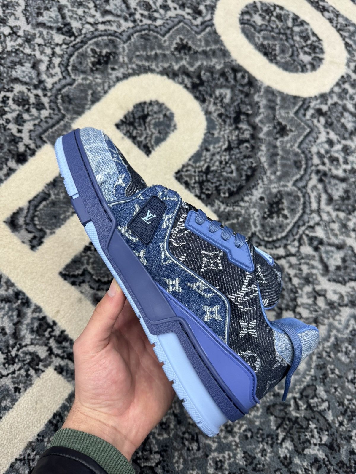 Louis Vuitton Louis Vuitton denim trainers Size US 9 / EU 42 - 3 Thumbnail