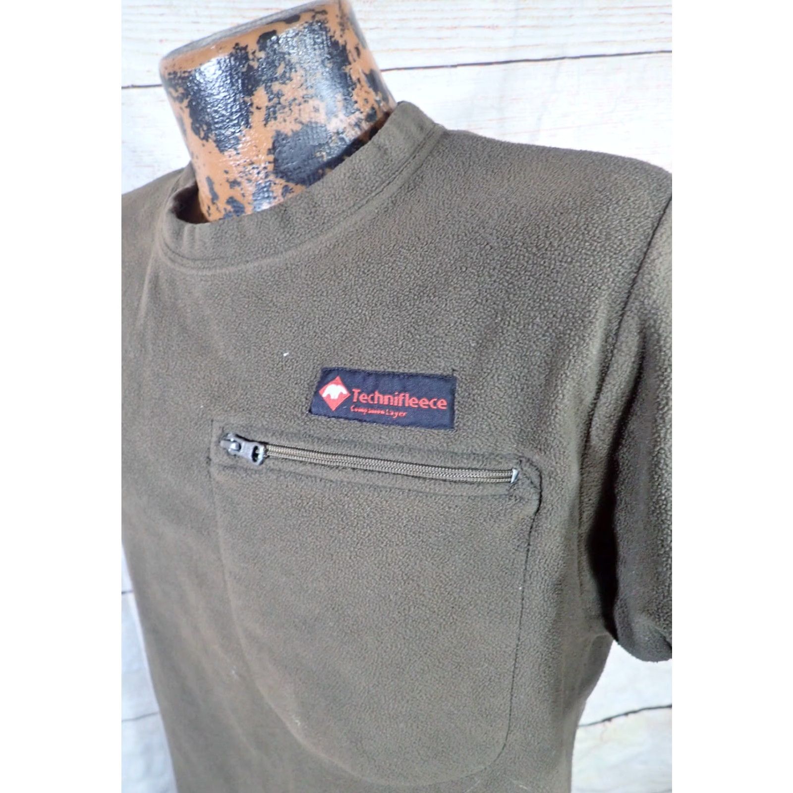 CO Betacraft Betacraft Co Technifleece Pullover Shirt Brown Brown Fleece Polyester 40 40 in Short Sleeve Size S Regular Men Zip Pocket Outdoor Size US S / EU 44-46 / 1 - 2 Thumbnail