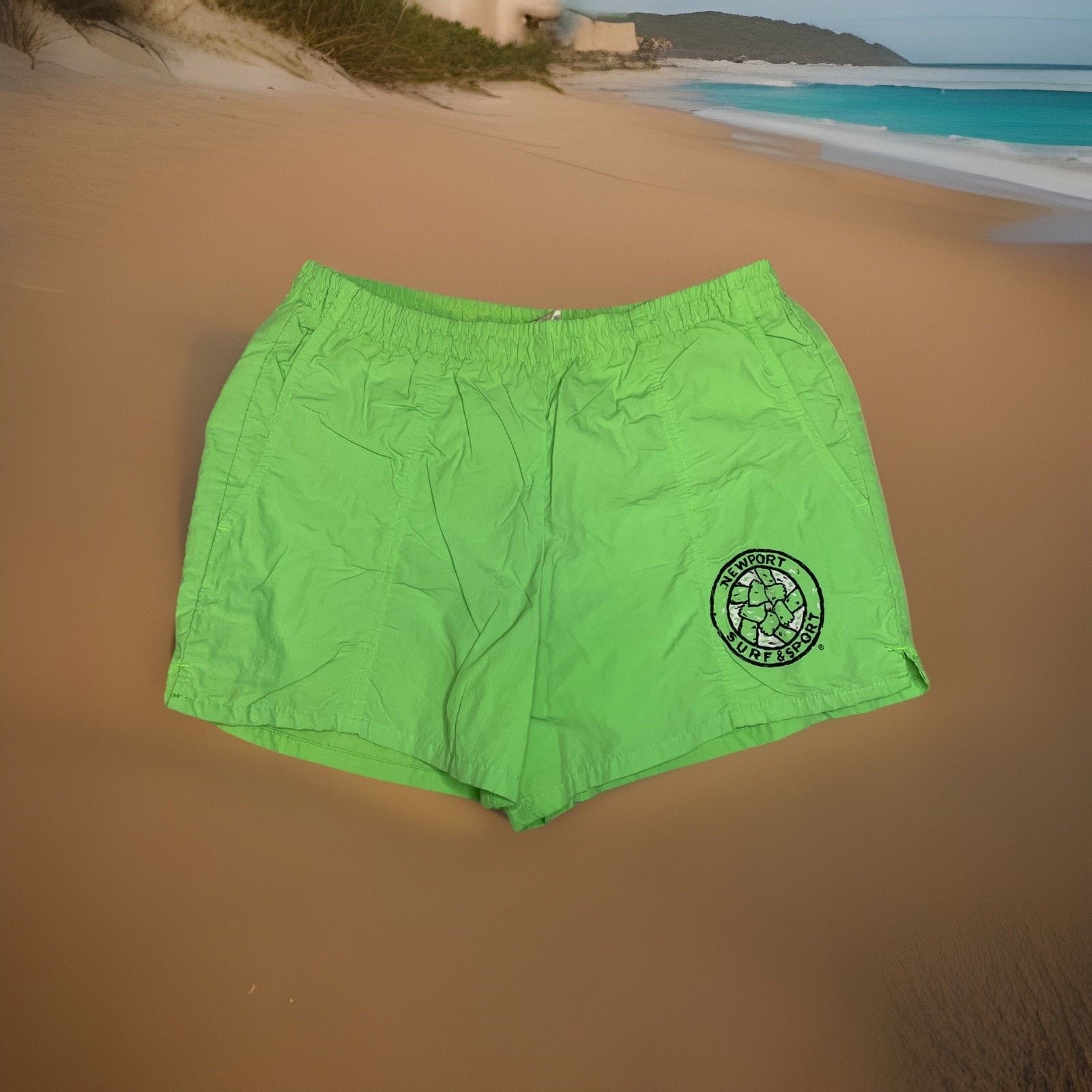 Other Vintage 80s Newport Surf & Sport Cali Men’s L Shorts Tear Size US 34 / EU 50 - 1 Thumbnail