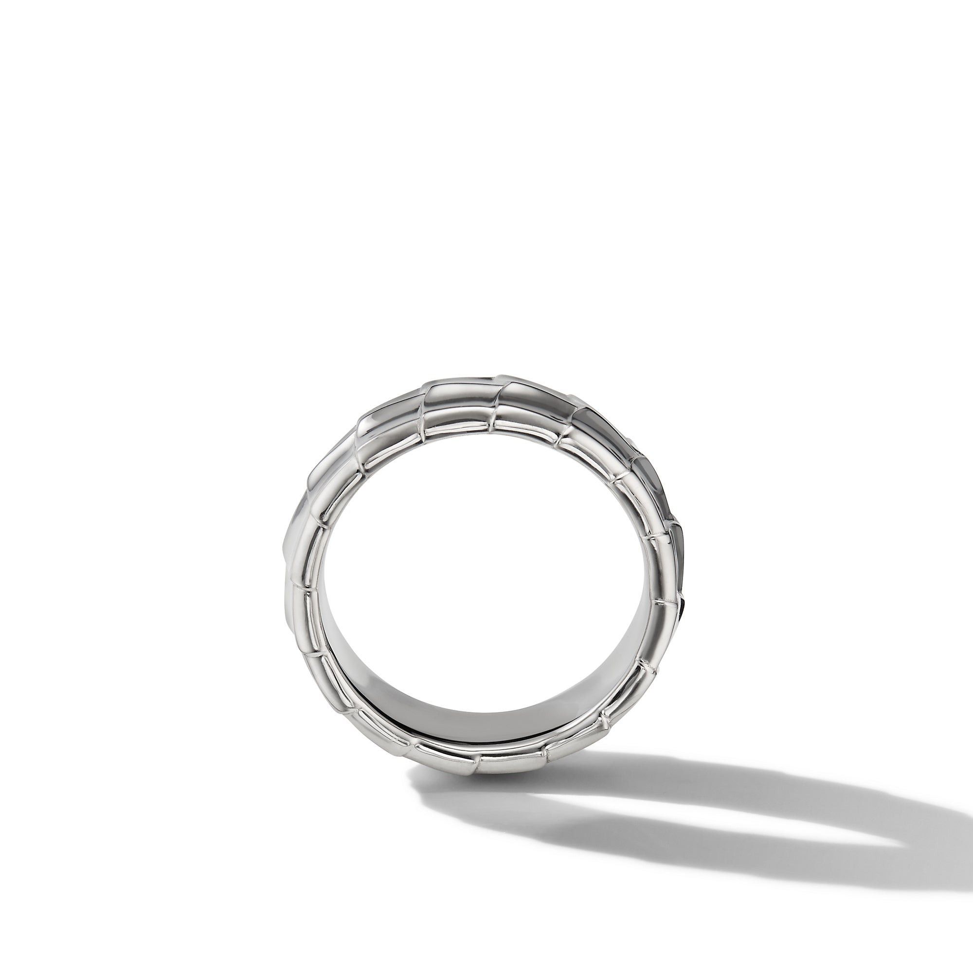 David Yurman o1w1db10526 R25662M/Size 9/ Armory Band Ring in White Size ONE SIZE - 3 Thumbnail